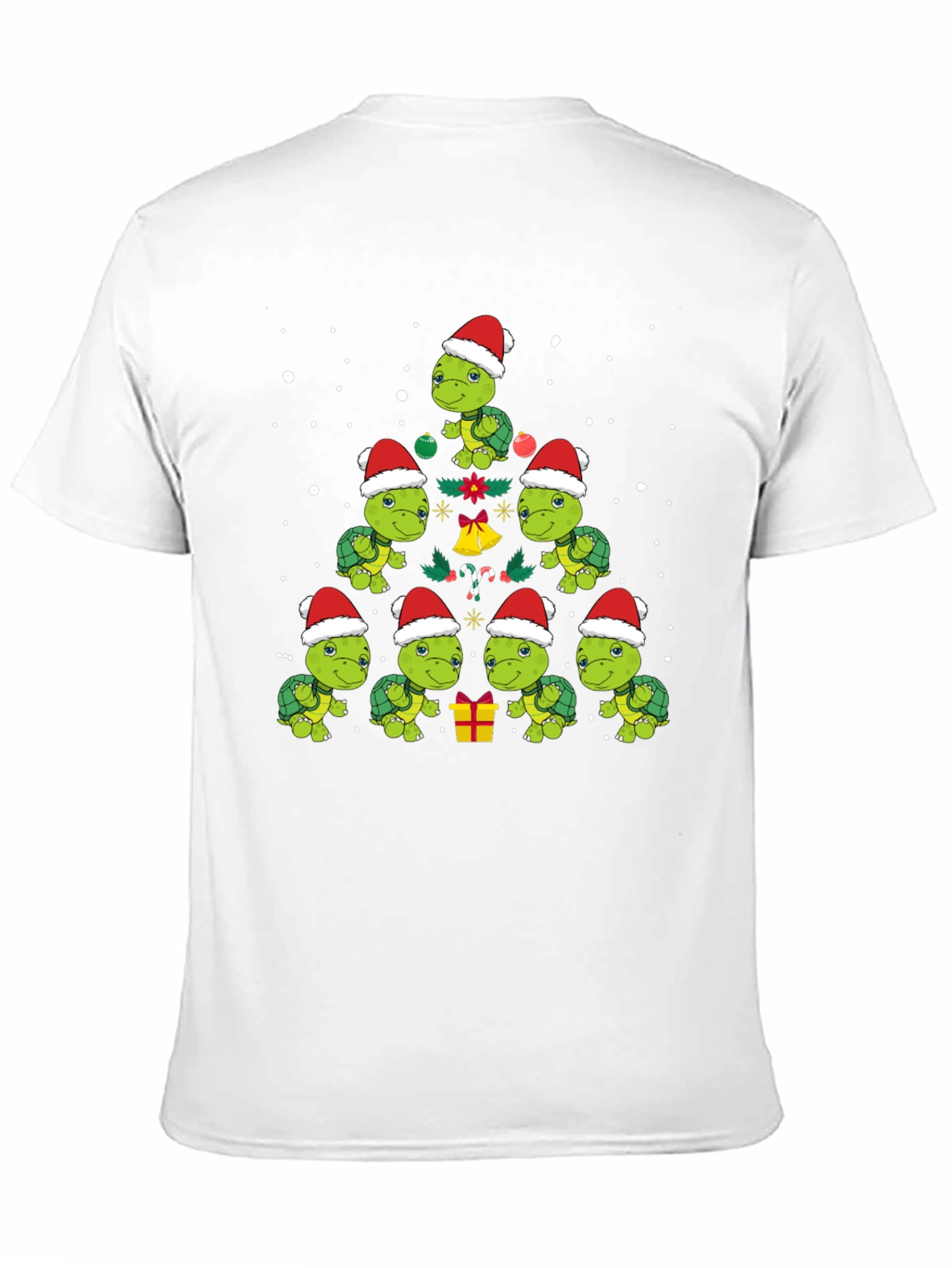 Christmas Turtle T-Shirt Holiday Tee