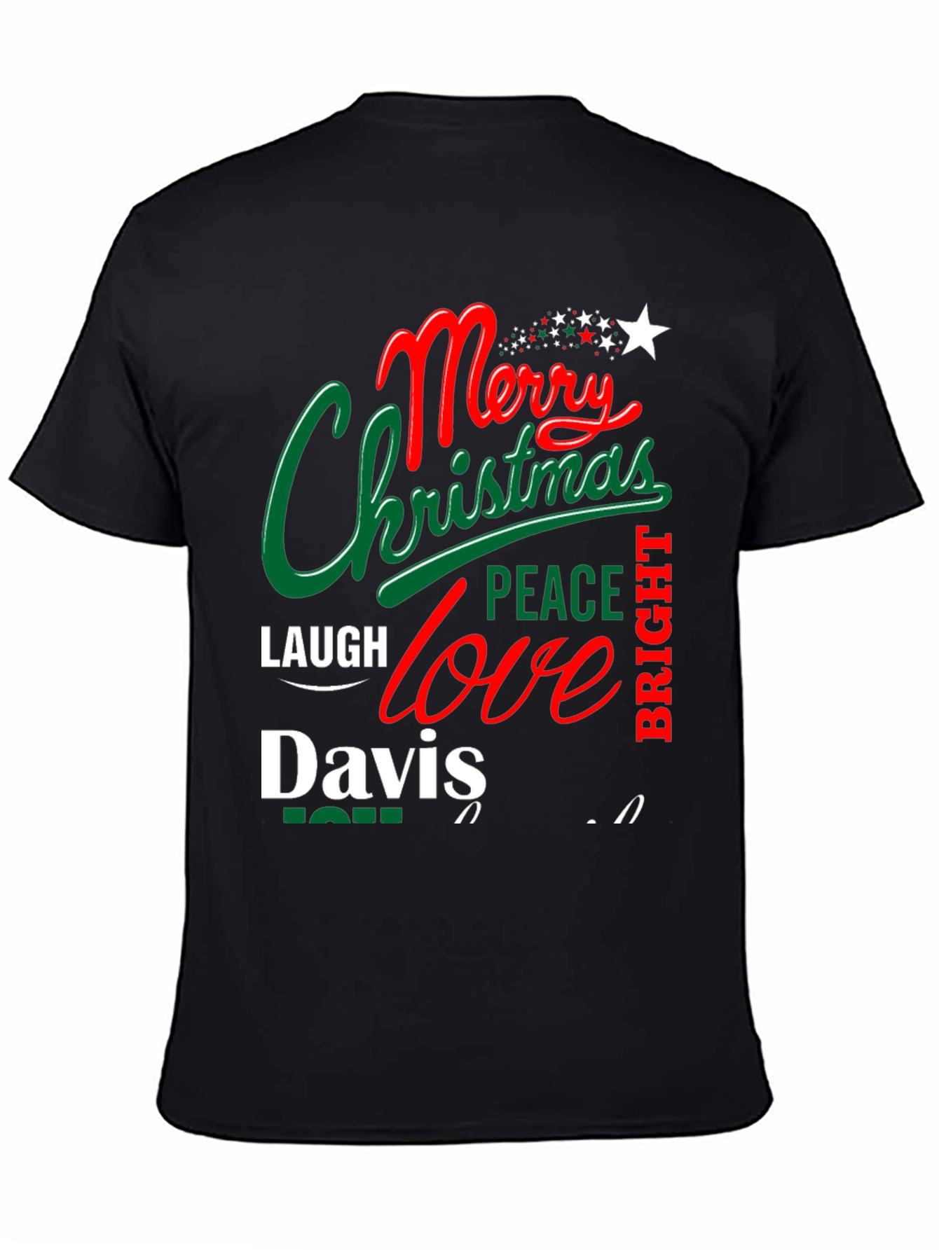 Merry Christmas T-Shirt Davis Family Holiday Tee