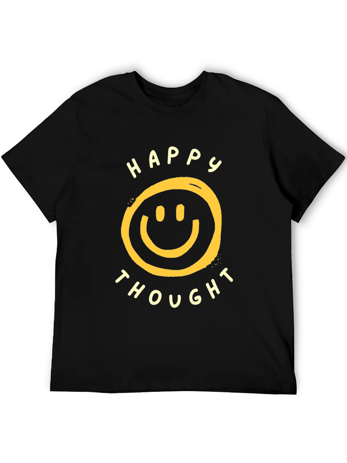 Happy Thought Graphic Tee - Black