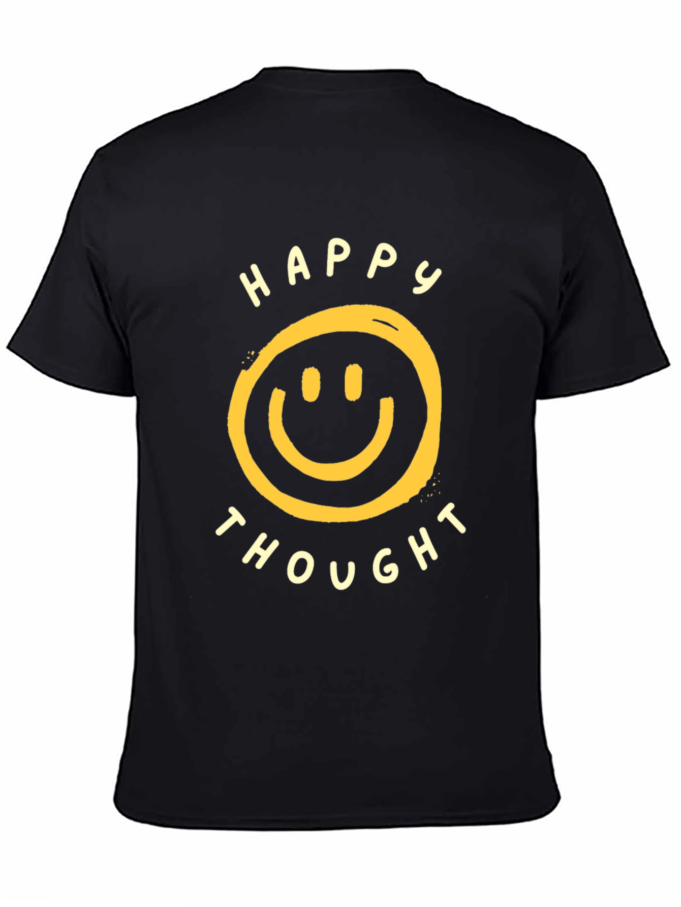 Happy Thought Graphic Tee - Black