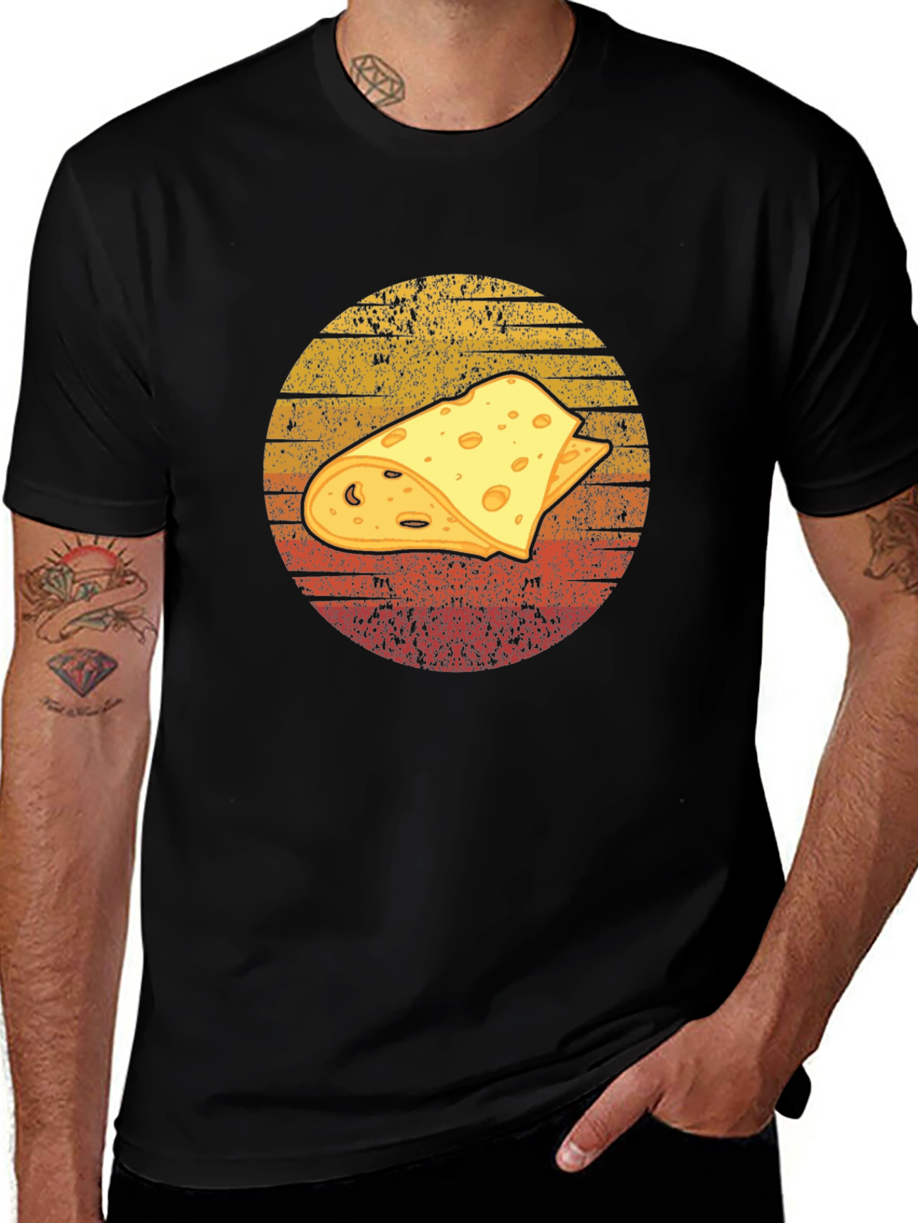 Taco Tuesday Mens Graphic T-Shirt - Black