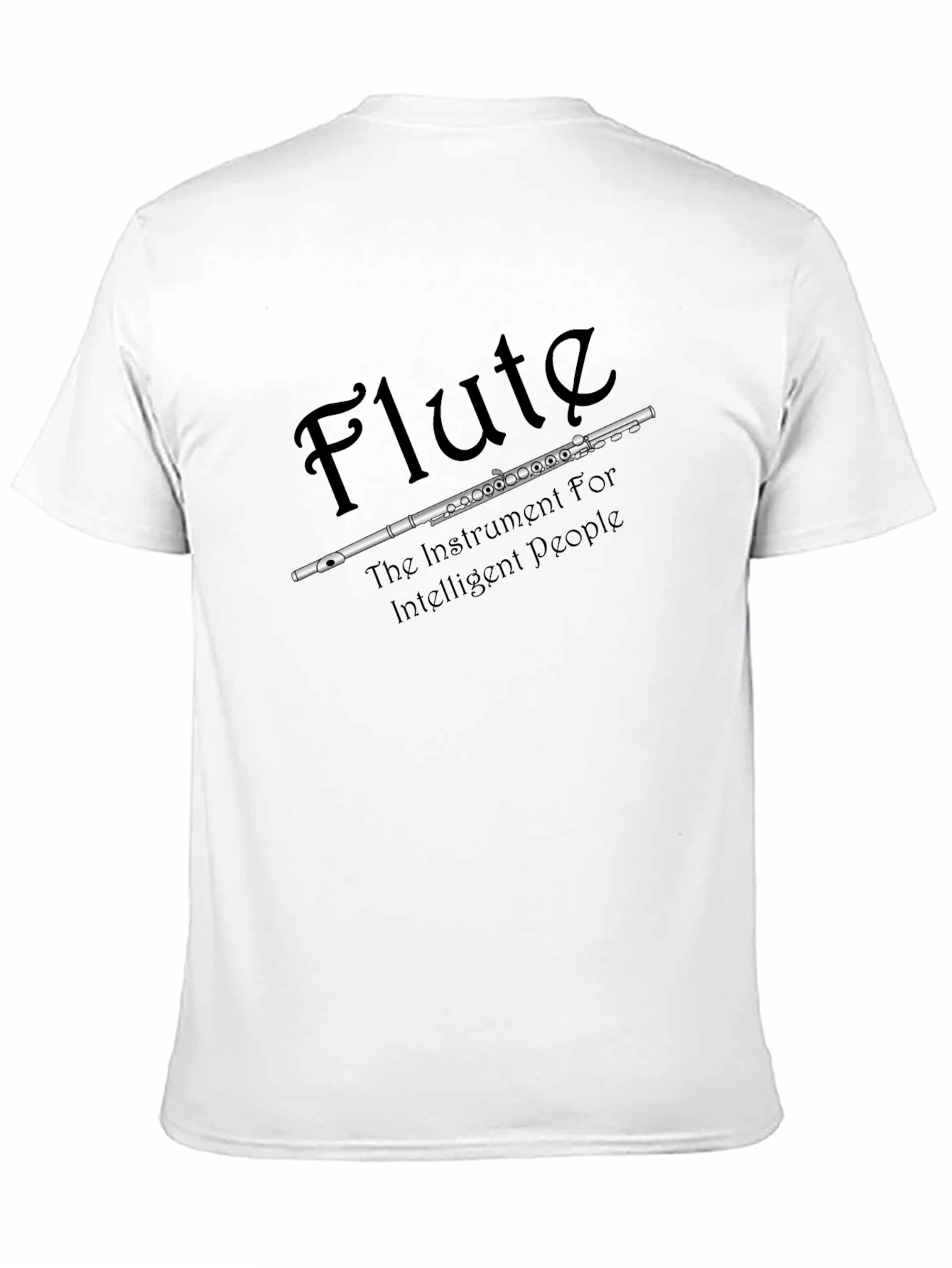 Flute Instrument T-Shirt - Intelligent People Tee