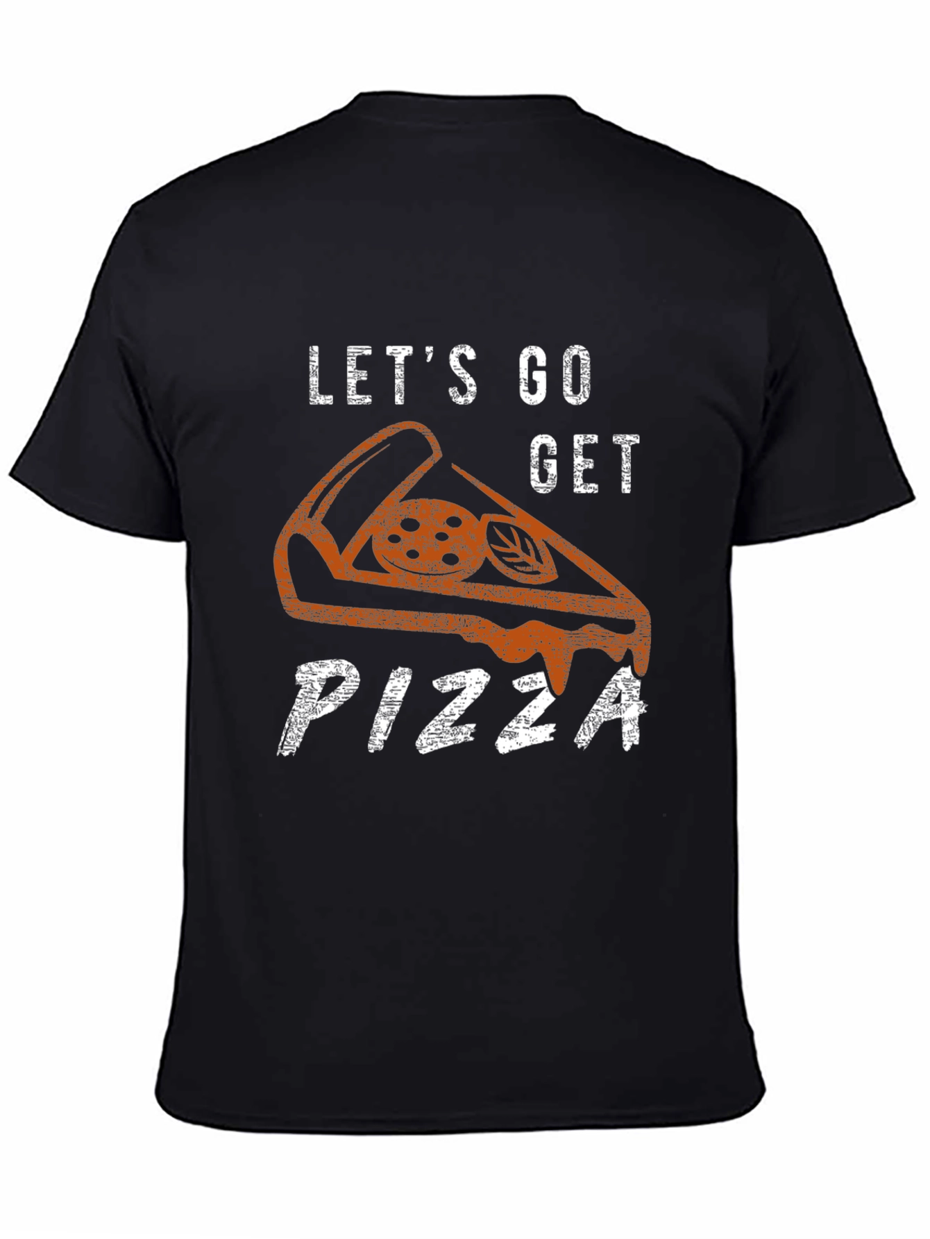 Lets Go Get Pizza Graphic Tee