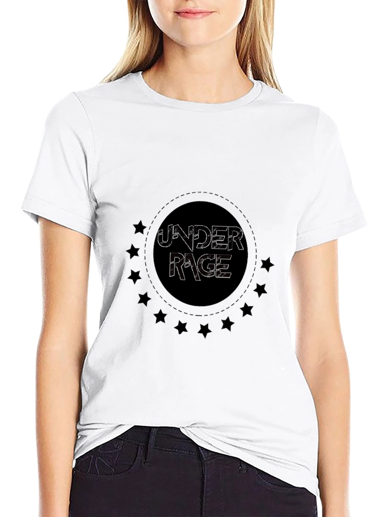 Under Rage Graphic Black T-Shirt