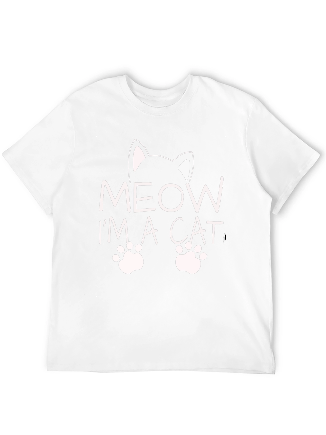 Meow Im a Cat Graphic Tee Shirt