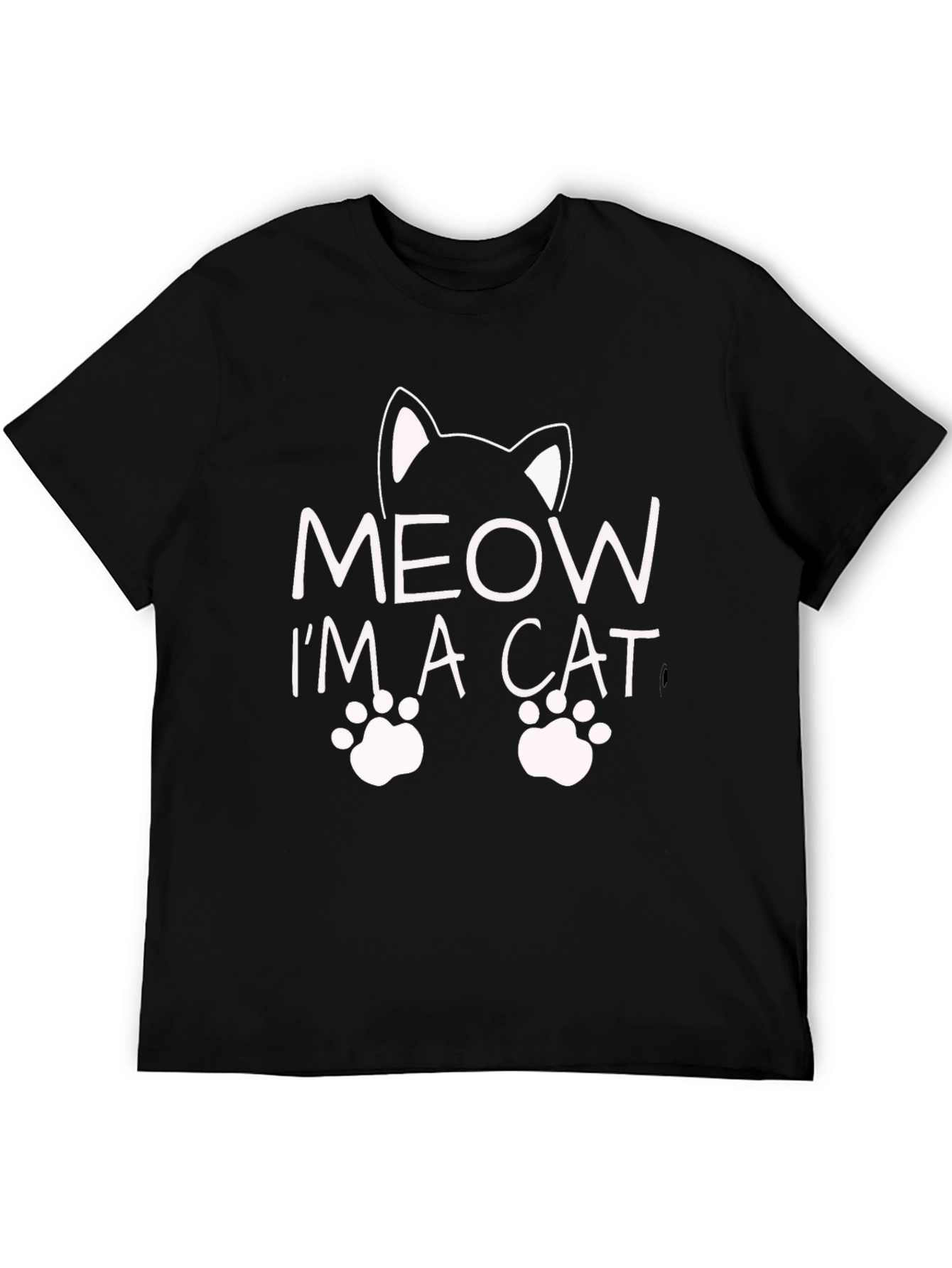 Meow Im a Cat Graphic Tee Shirt