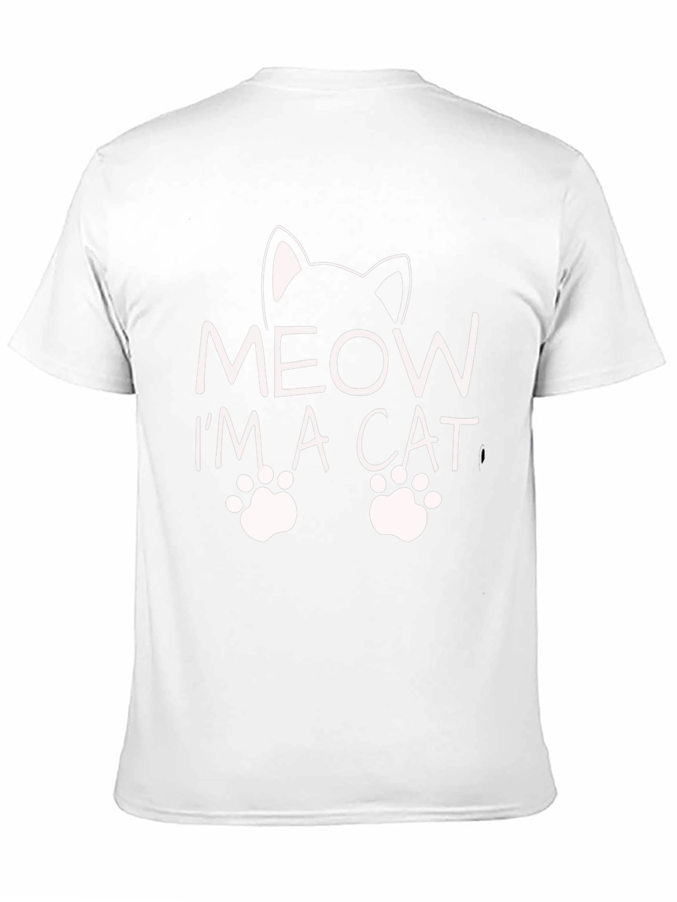 Meow Im a Cat Graphic Tee Shirt