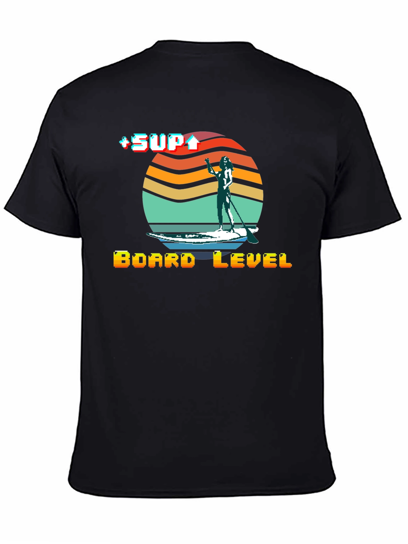 Retro SUP Board Level T-Shirt - Stand Up Paddle