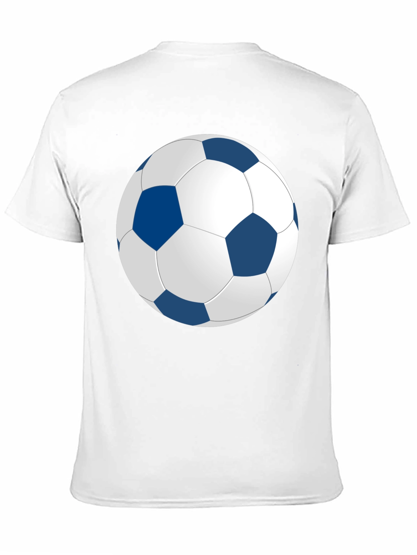 Soccer Ball Graphic Black T-Shirt