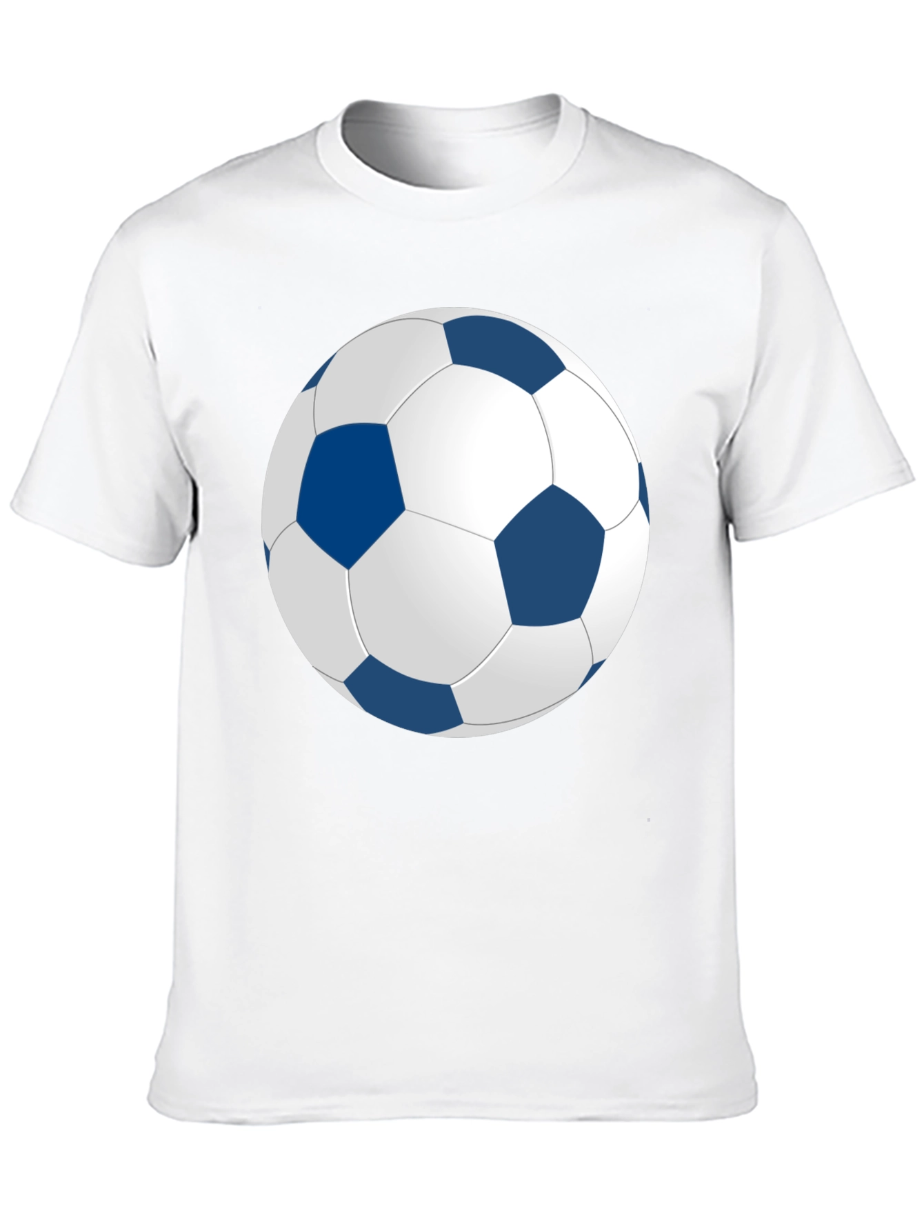 Soccer Ball Graphic Black T-Shirt