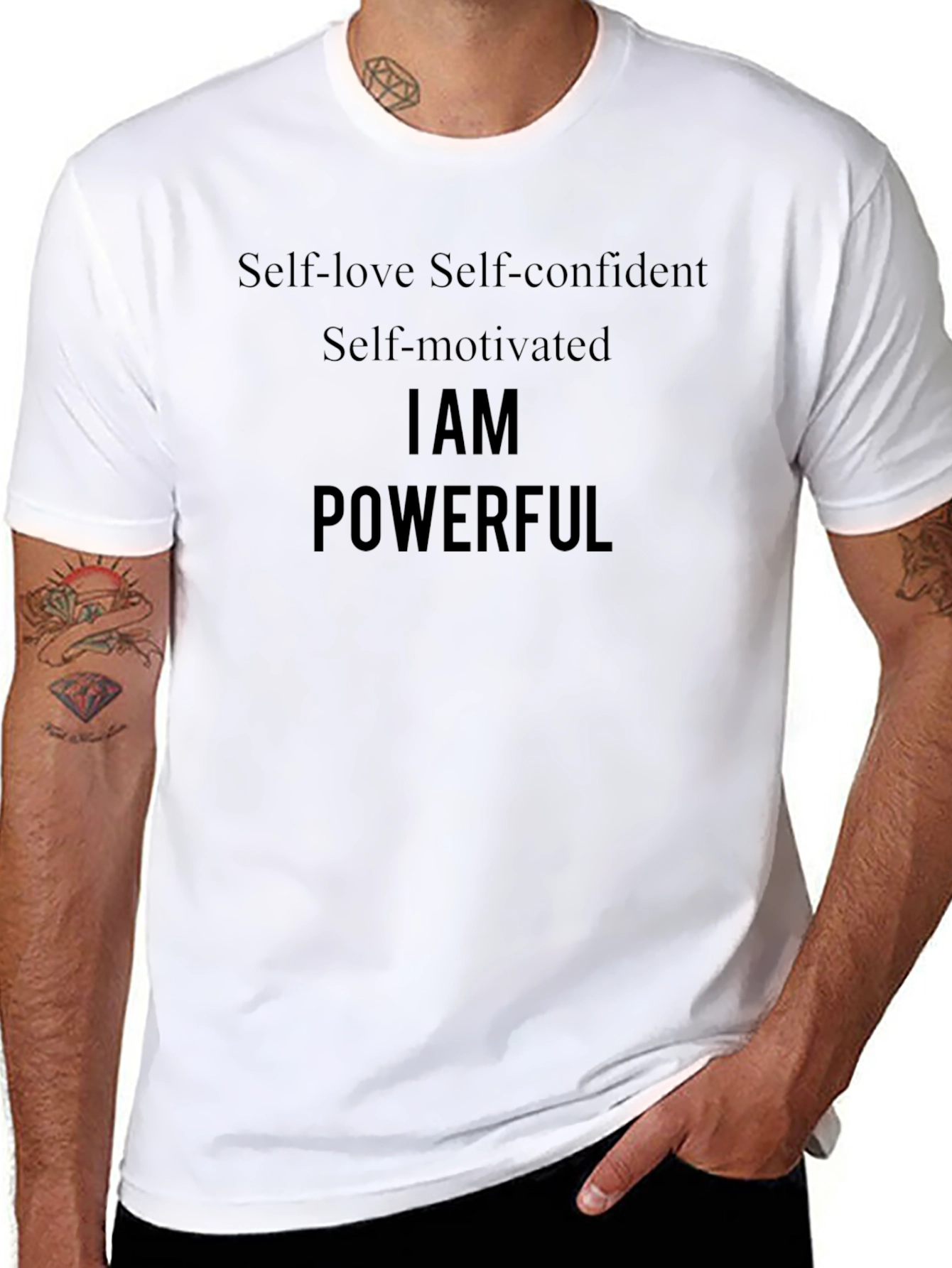 Motivational T-Shirt - Self Love Confidence Powerful