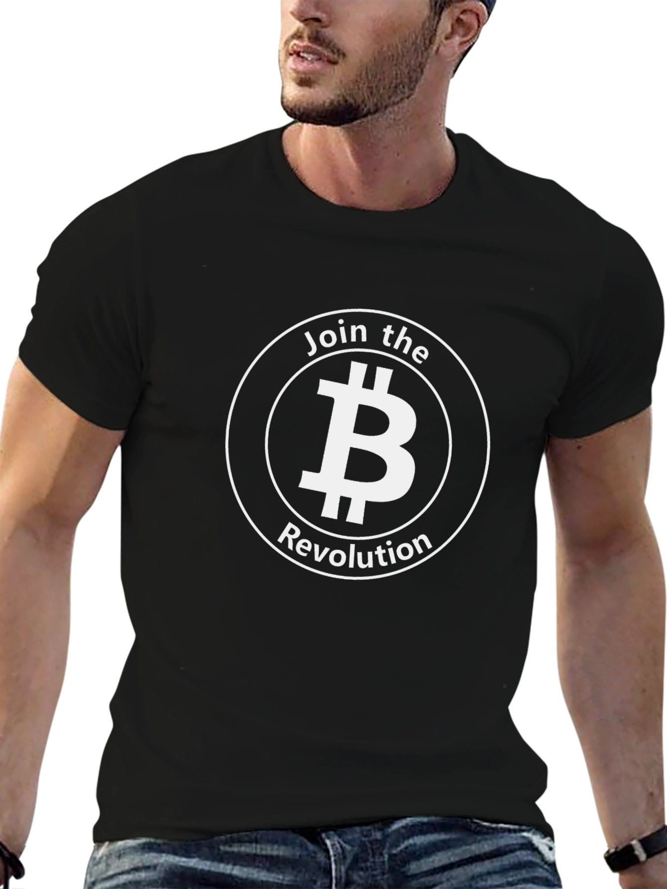 Bitcoin Revolution Graphic Tee - Crypto T-Shirt