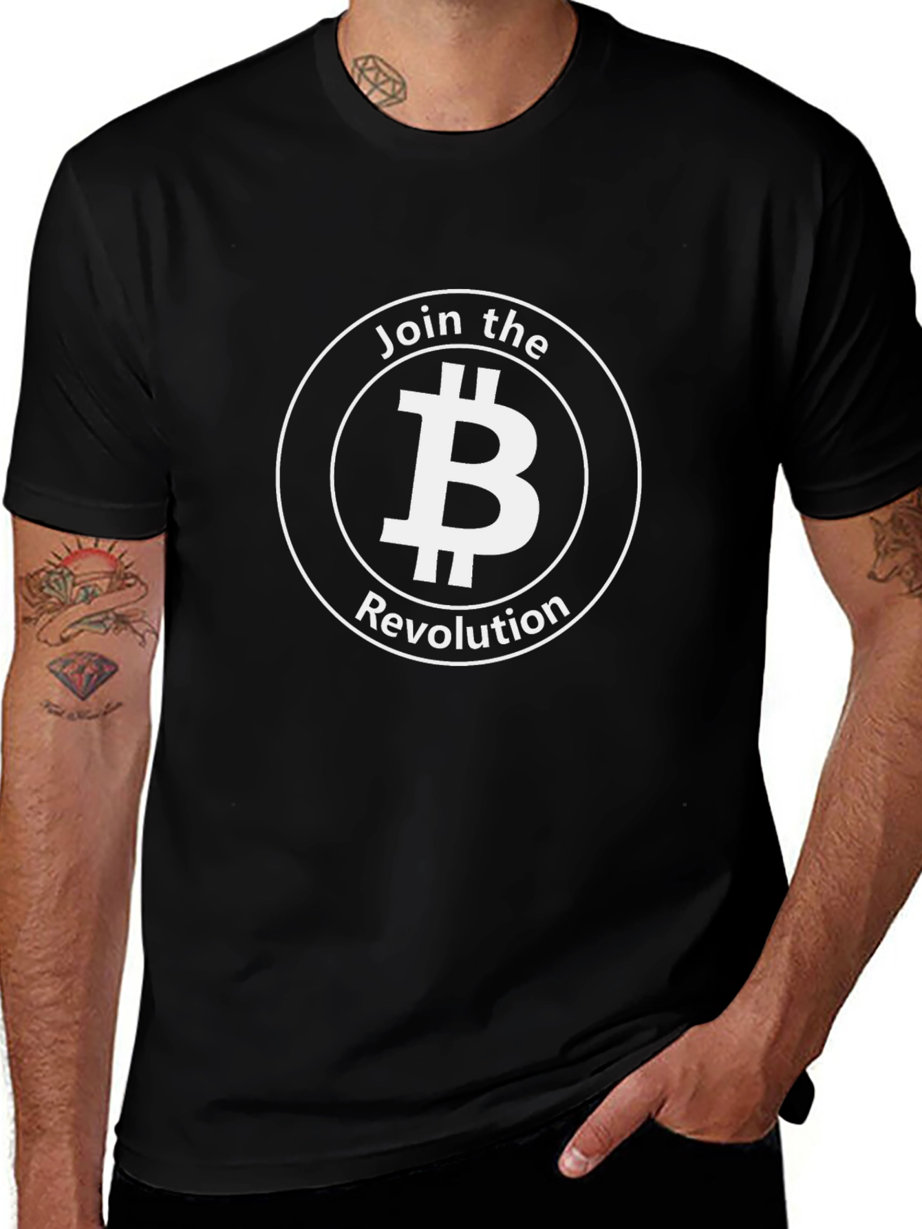 Bitcoin Revolution Graphic Tee - Crypto T-Shirt