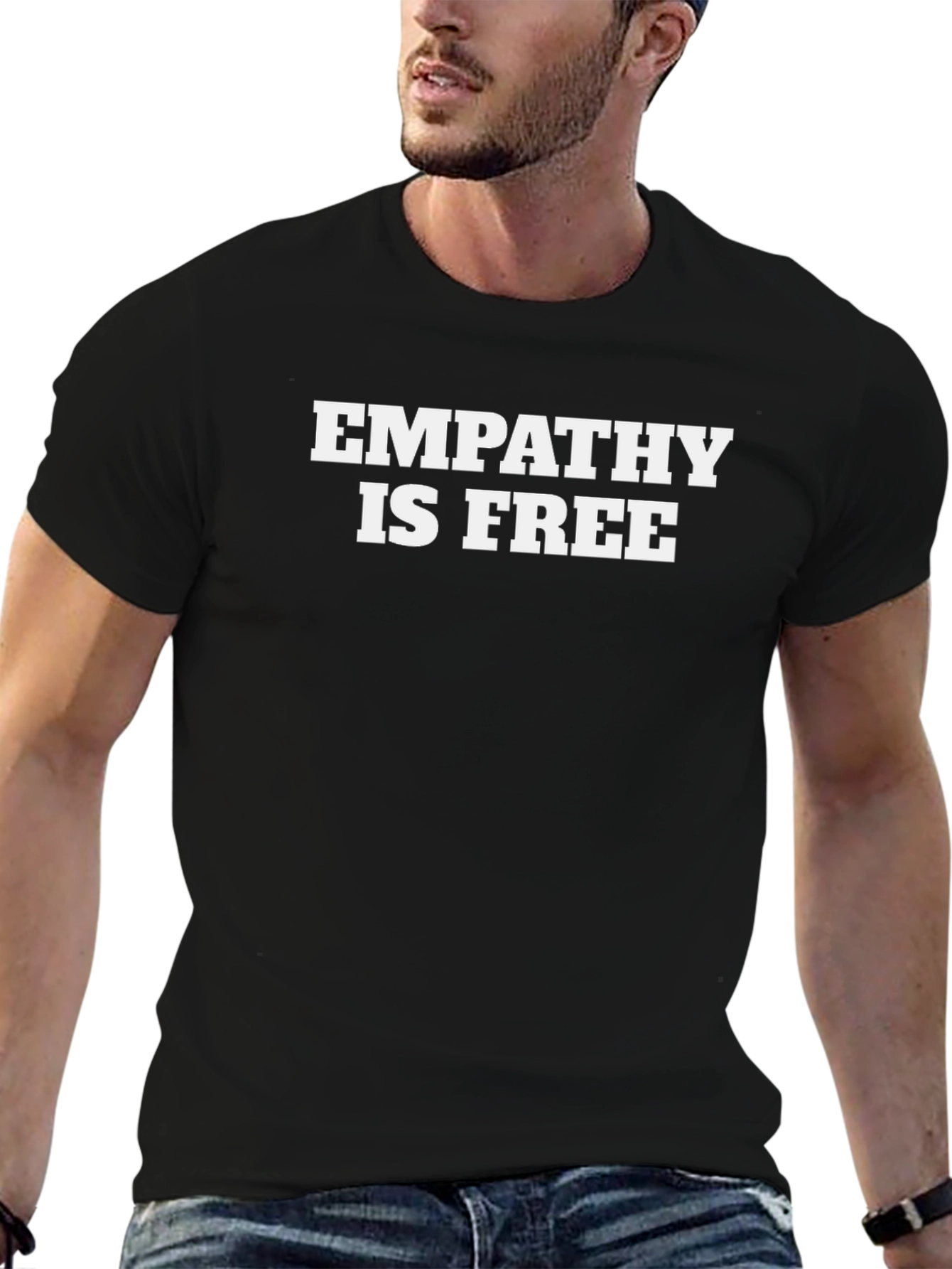 Empathy Is Free Black T-Shirt