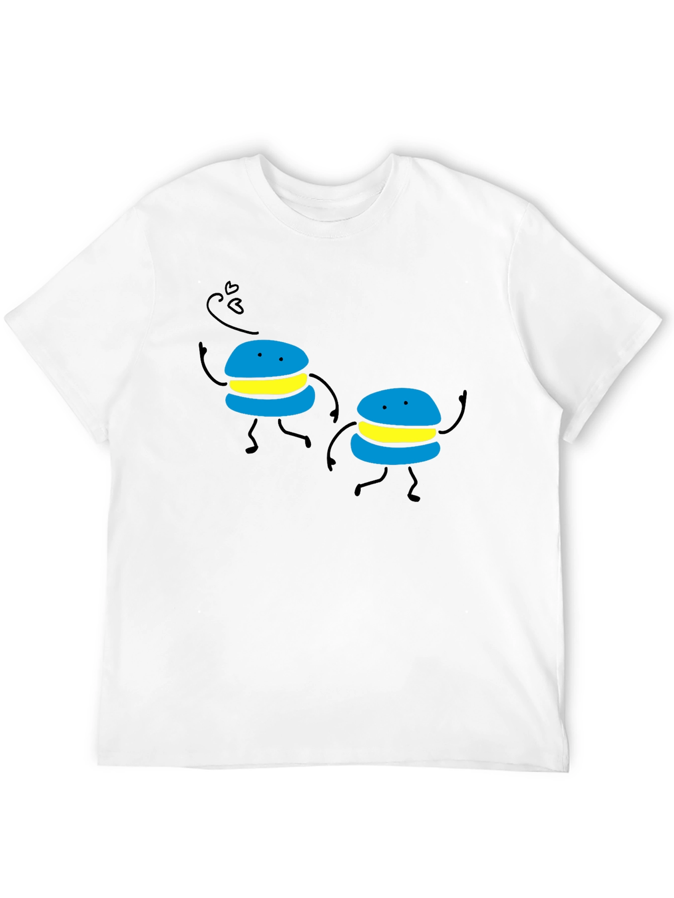 Dancing Macarons Graphic T-Shirt - Fun & Unique Design