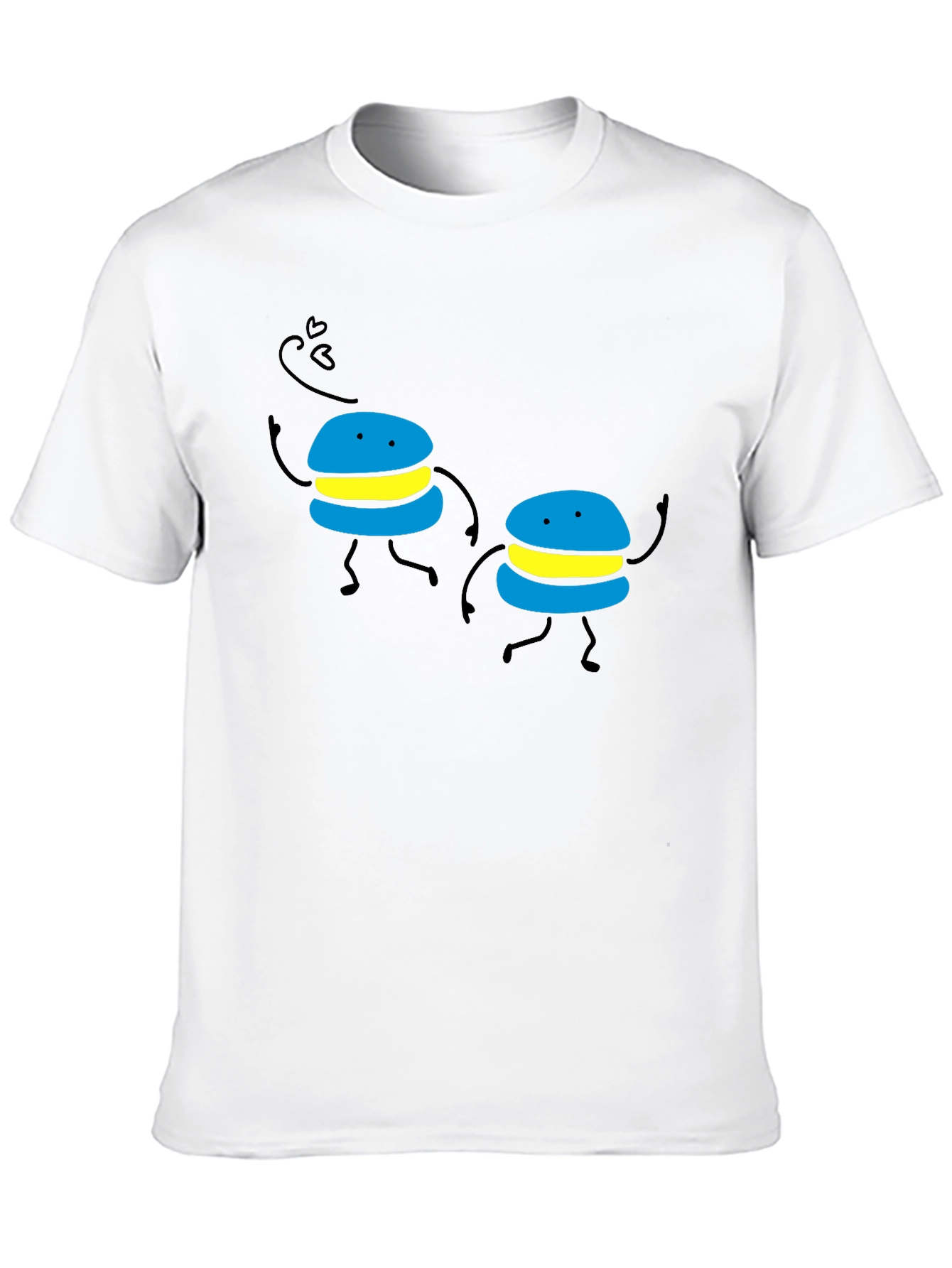 Dancing Macarons Graphic T-Shirt - Fun & Unique Design