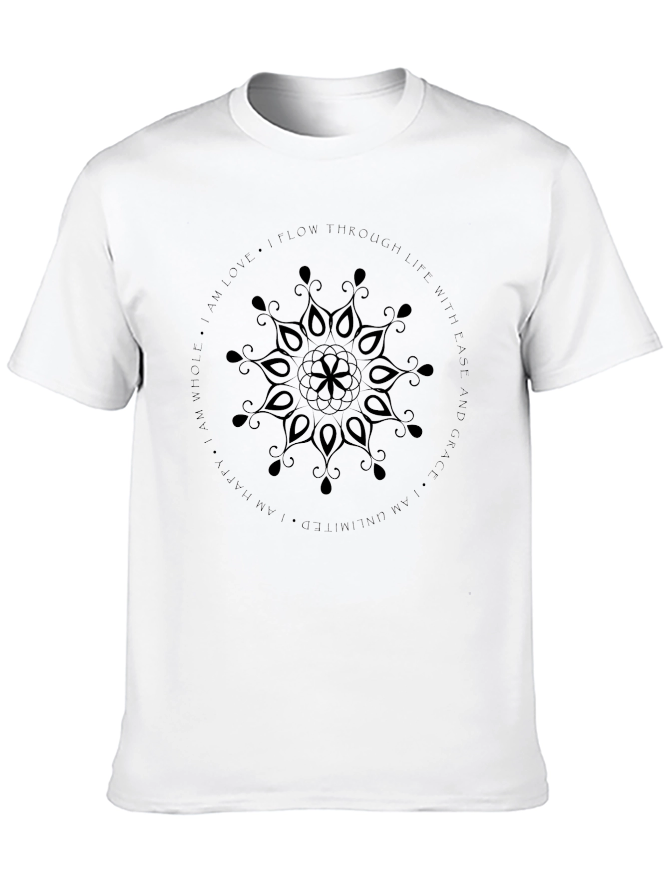Graphic Mandala T-Shirt - I Am Love