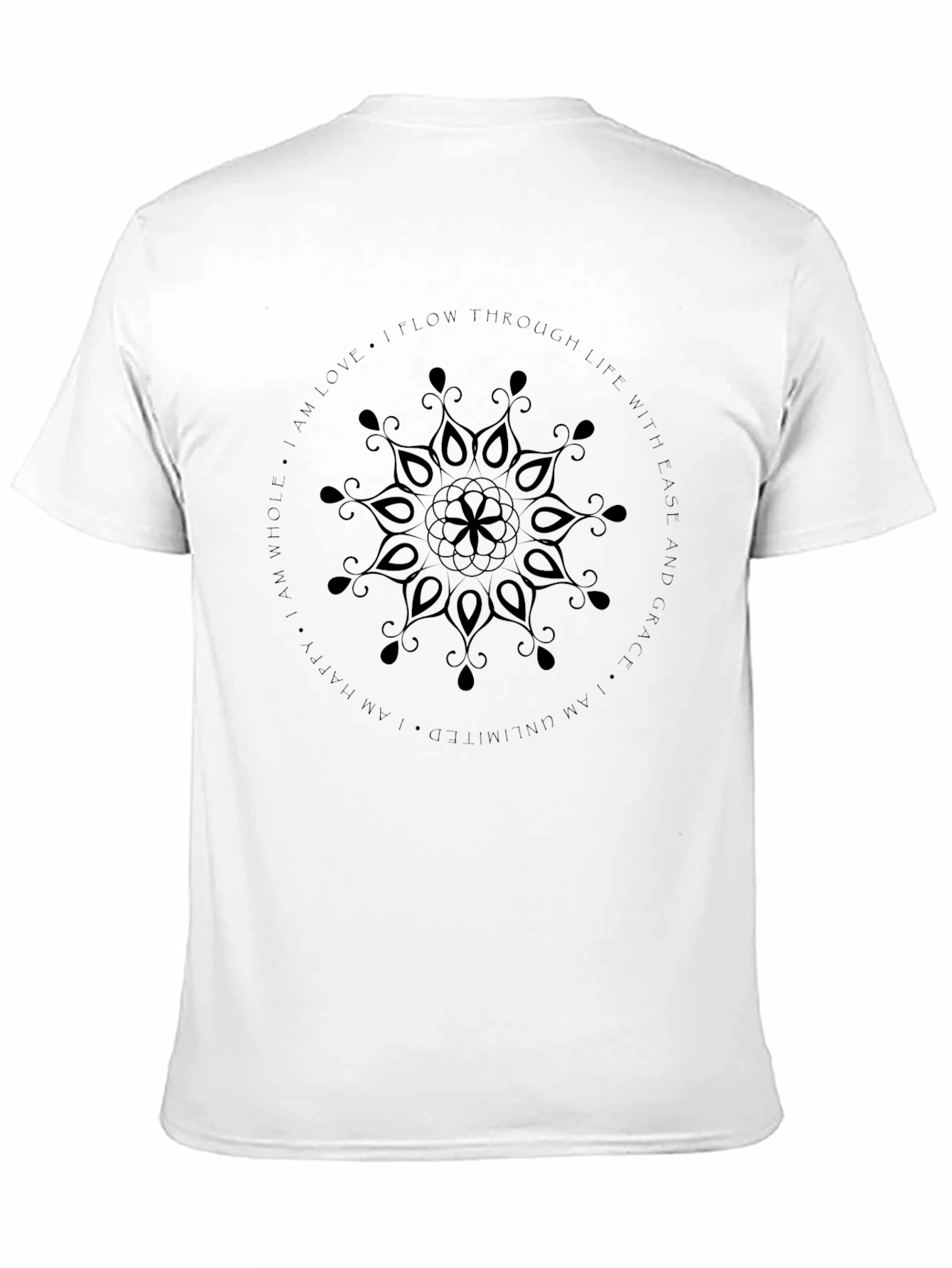 Graphic Mandala T-Shirt - I Am Love