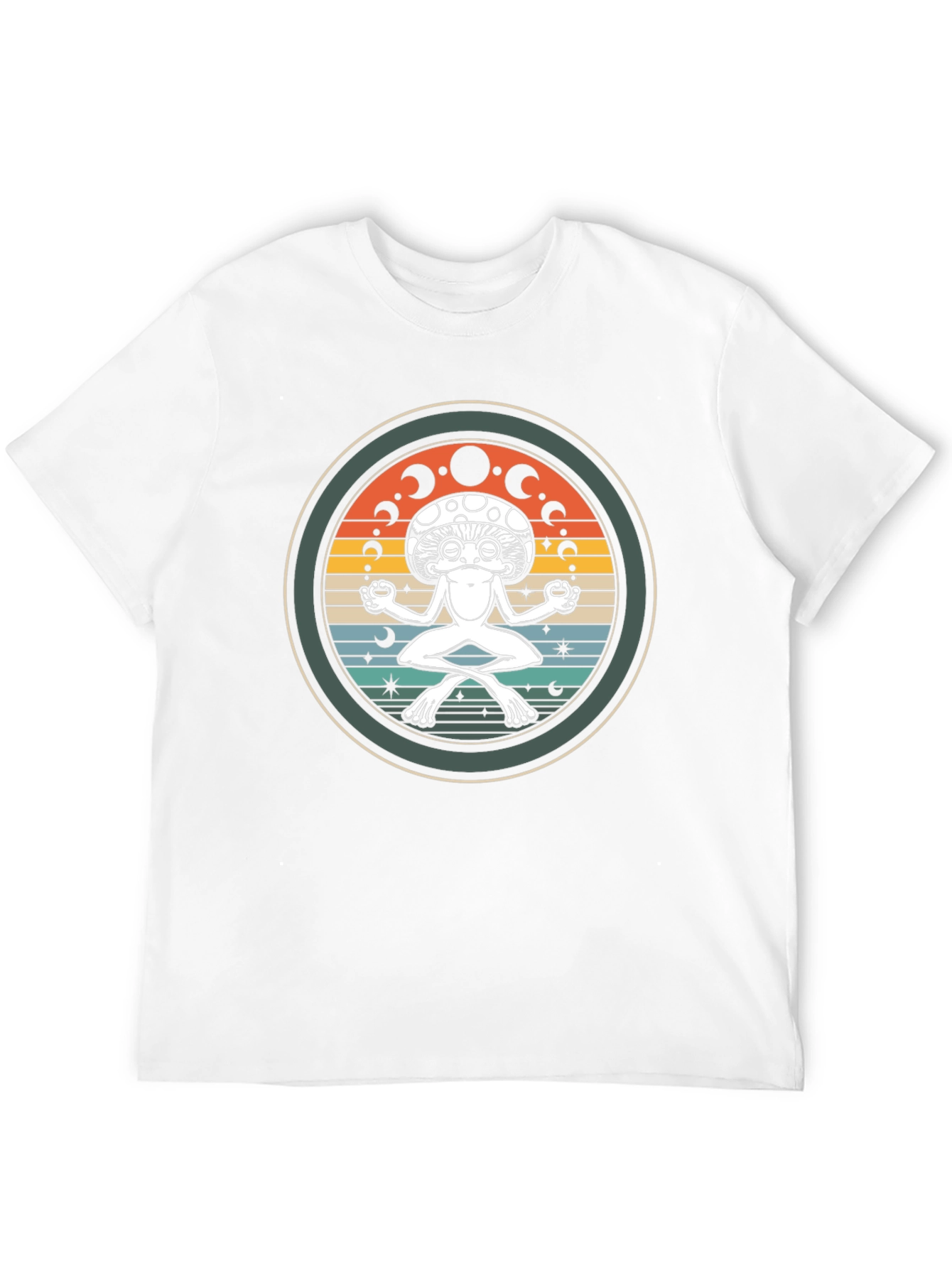 Mushroom Meditating Graphic Tee