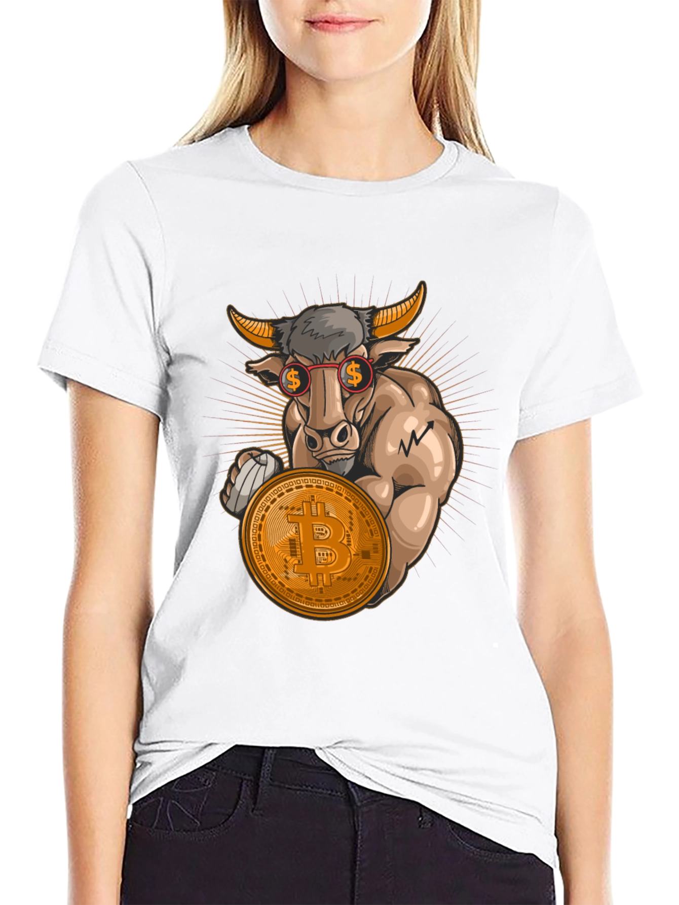 Bitcoin Bull T-Shirt - Crypto Investor Tee