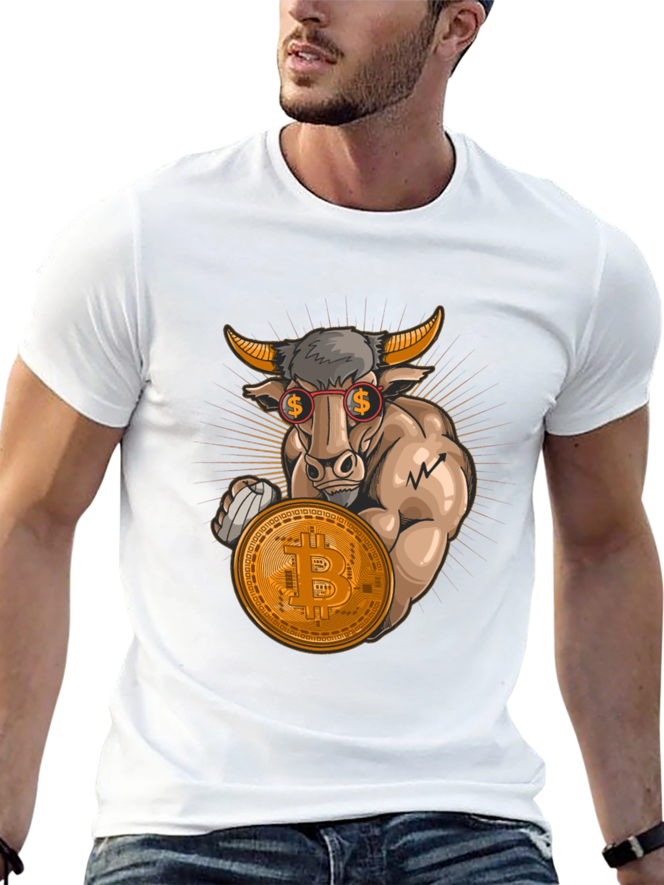 Bitcoin Bull T-Shirt - Crypto Investor Tee