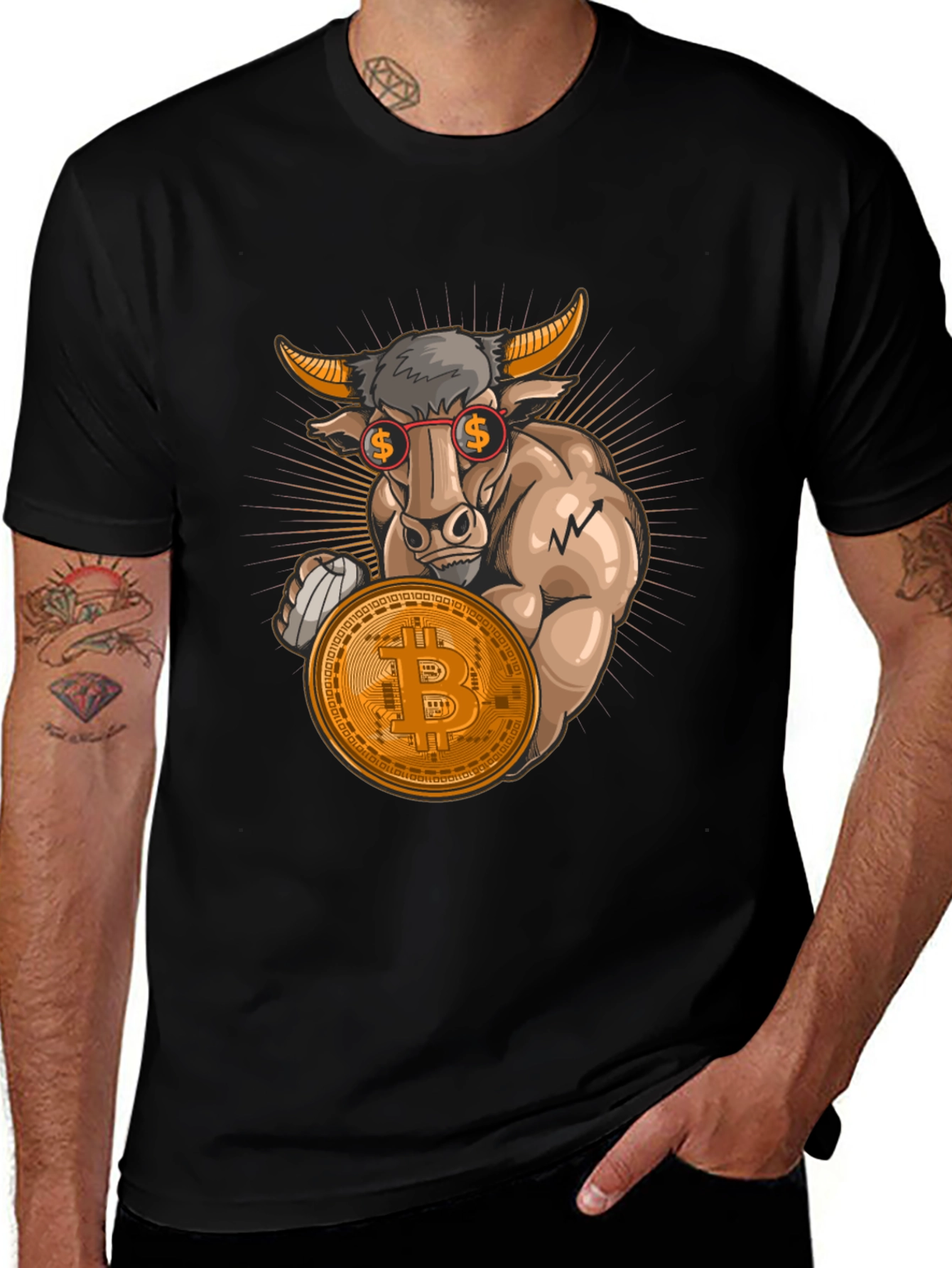 Bitcoin Bull T-Shirt - Crypto Investor Tee