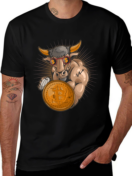 Bitcoin Bull T-Shirt - Crypto Investor Tee