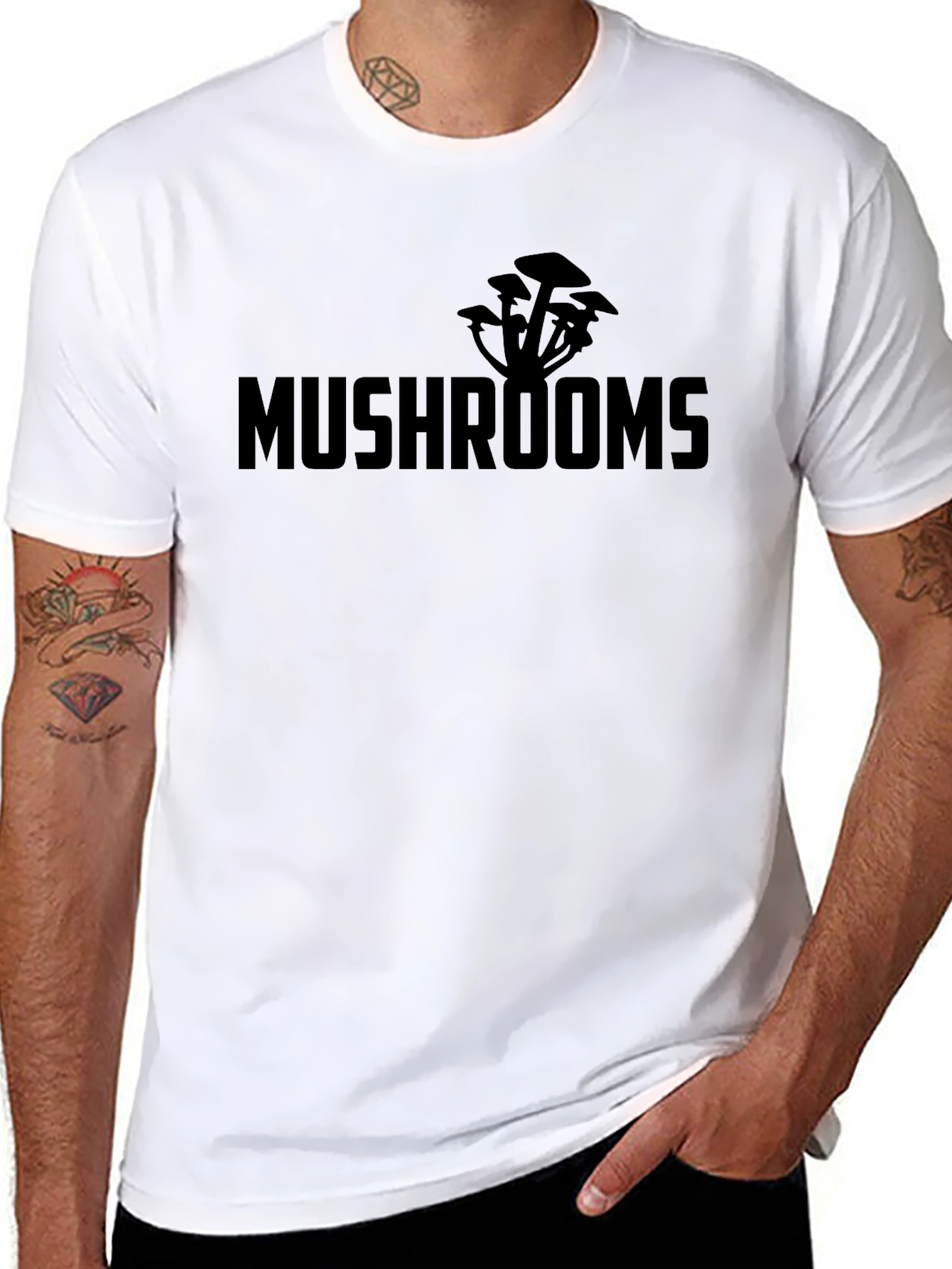Mushroom Graphic Tee - Modern Fit
