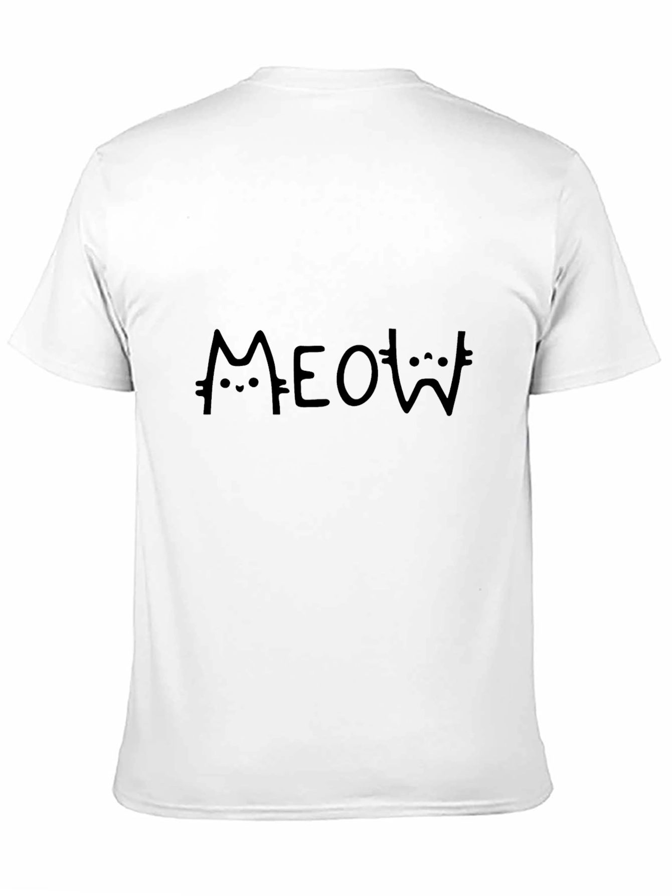 Black Meow Graphic Tee - Cat Lover T-Shirt