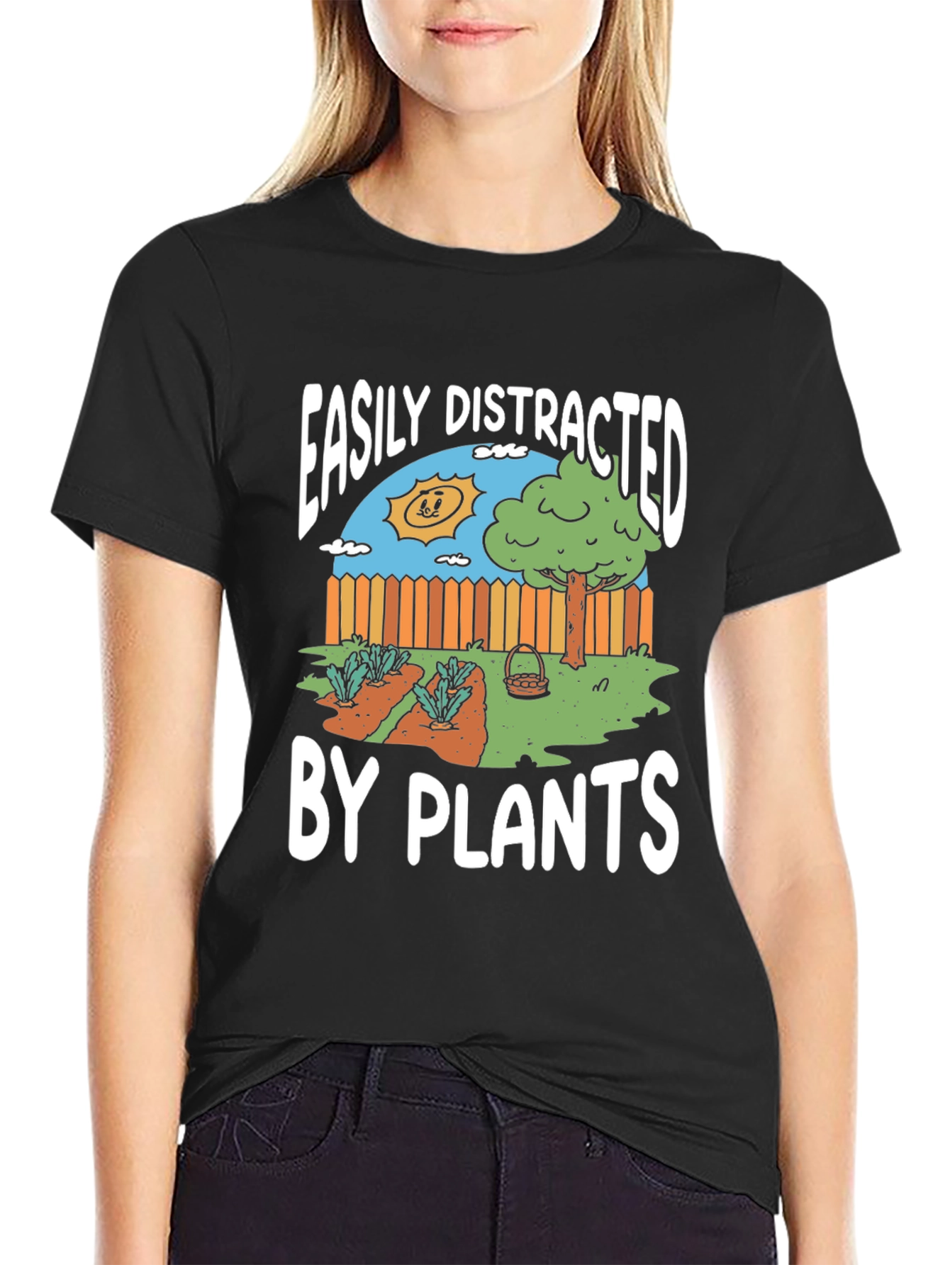 Easily Distracted by Plants Graphic Tee