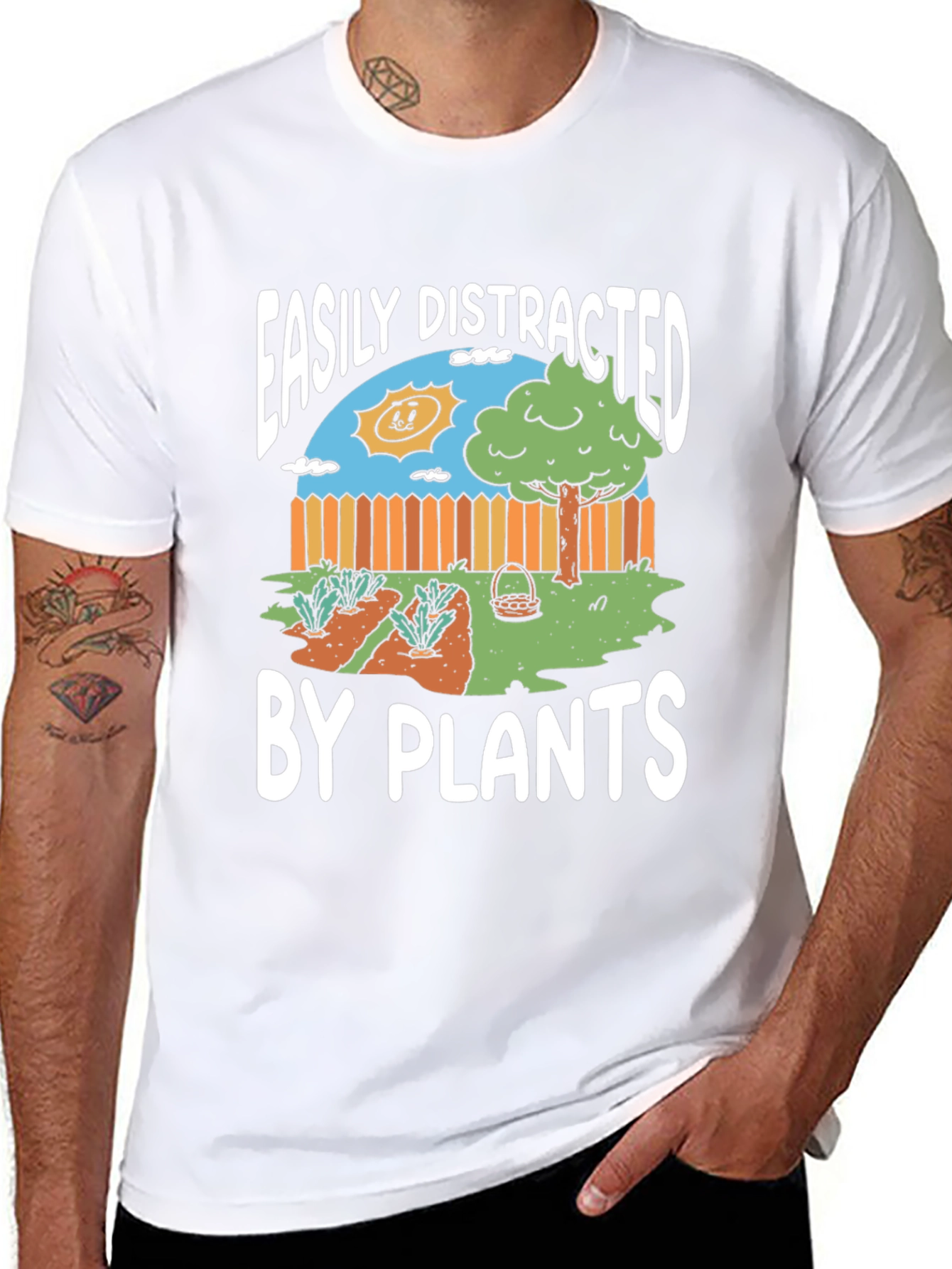 Easily Distracted by Plants Graphic Tee