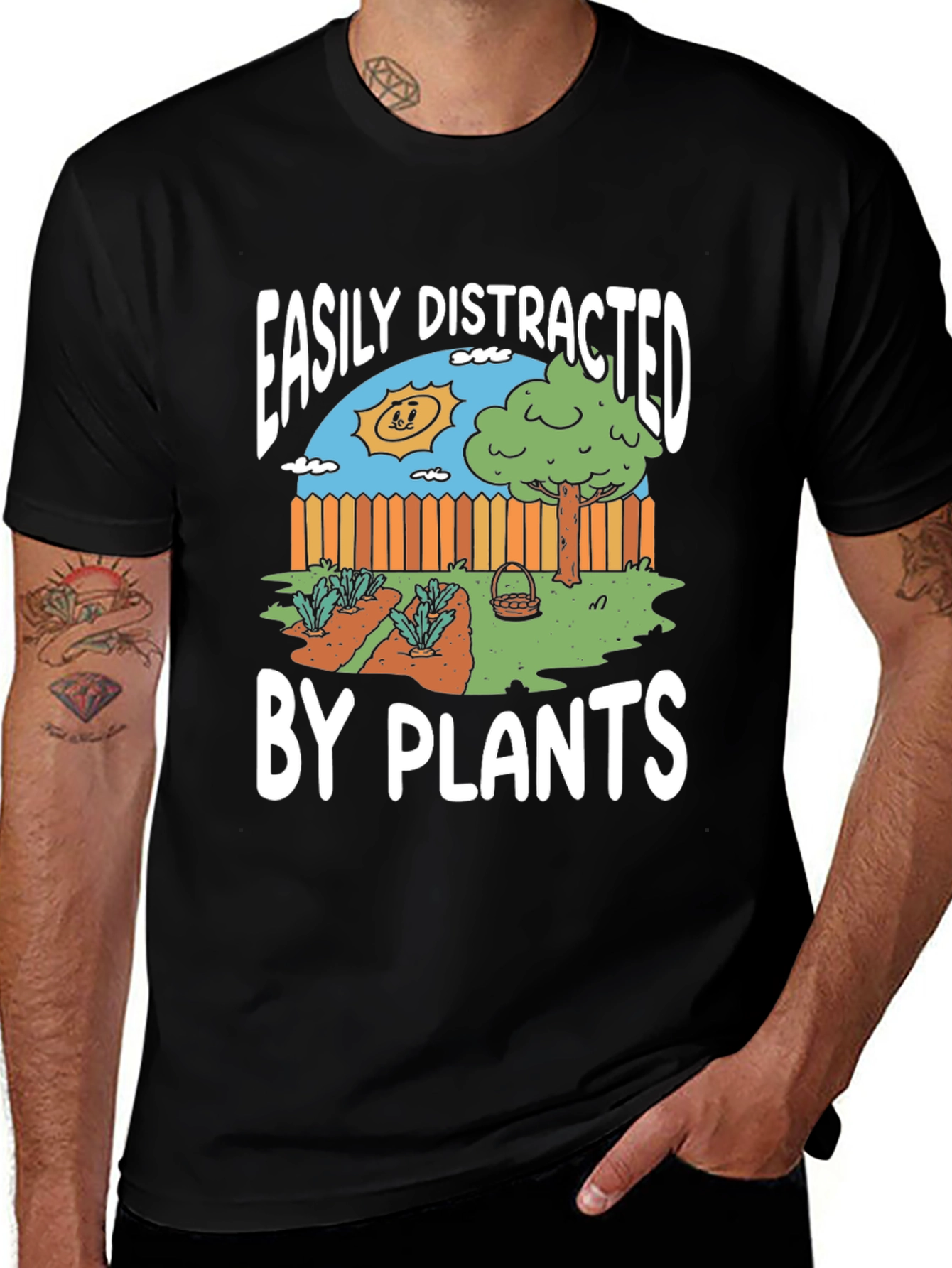 Easily Distracted by Plants Graphic Tee