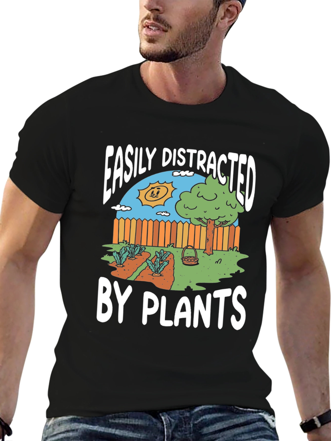 Easily Distracted by Plants Graphic Tee