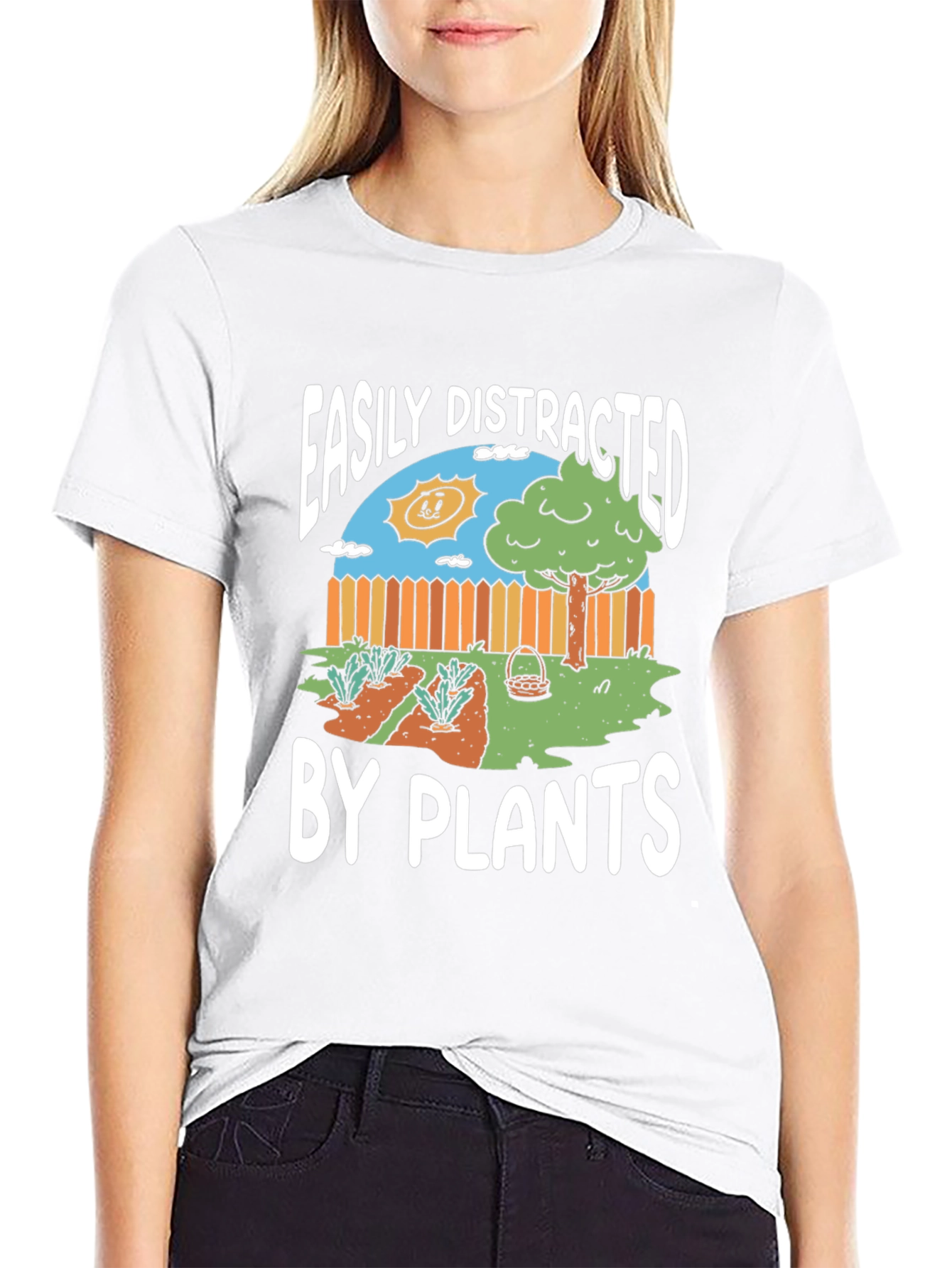 Easily Distracted by Plants Graphic Tee
