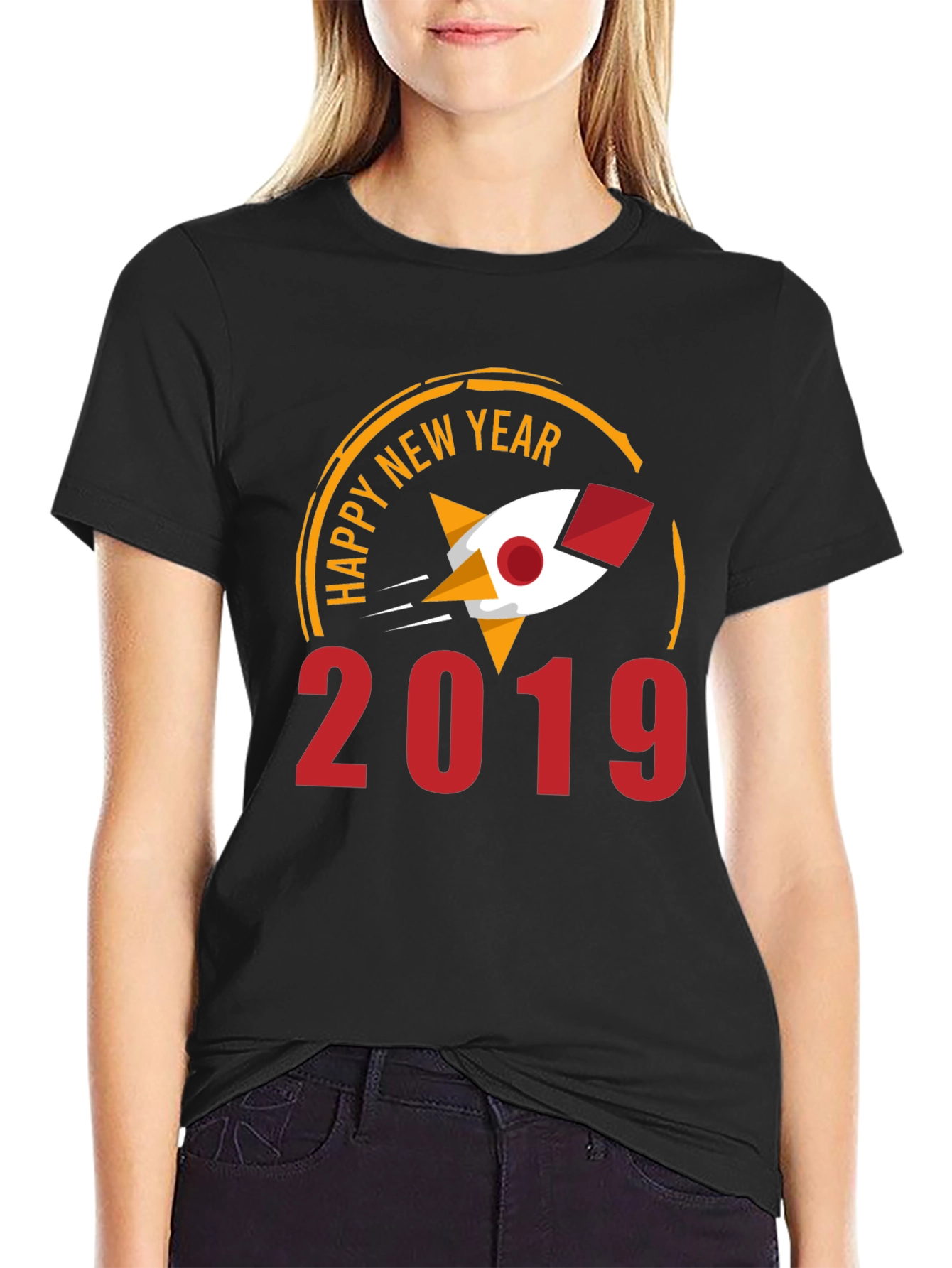 Happy New Year 2019 Rocket T-Shirt