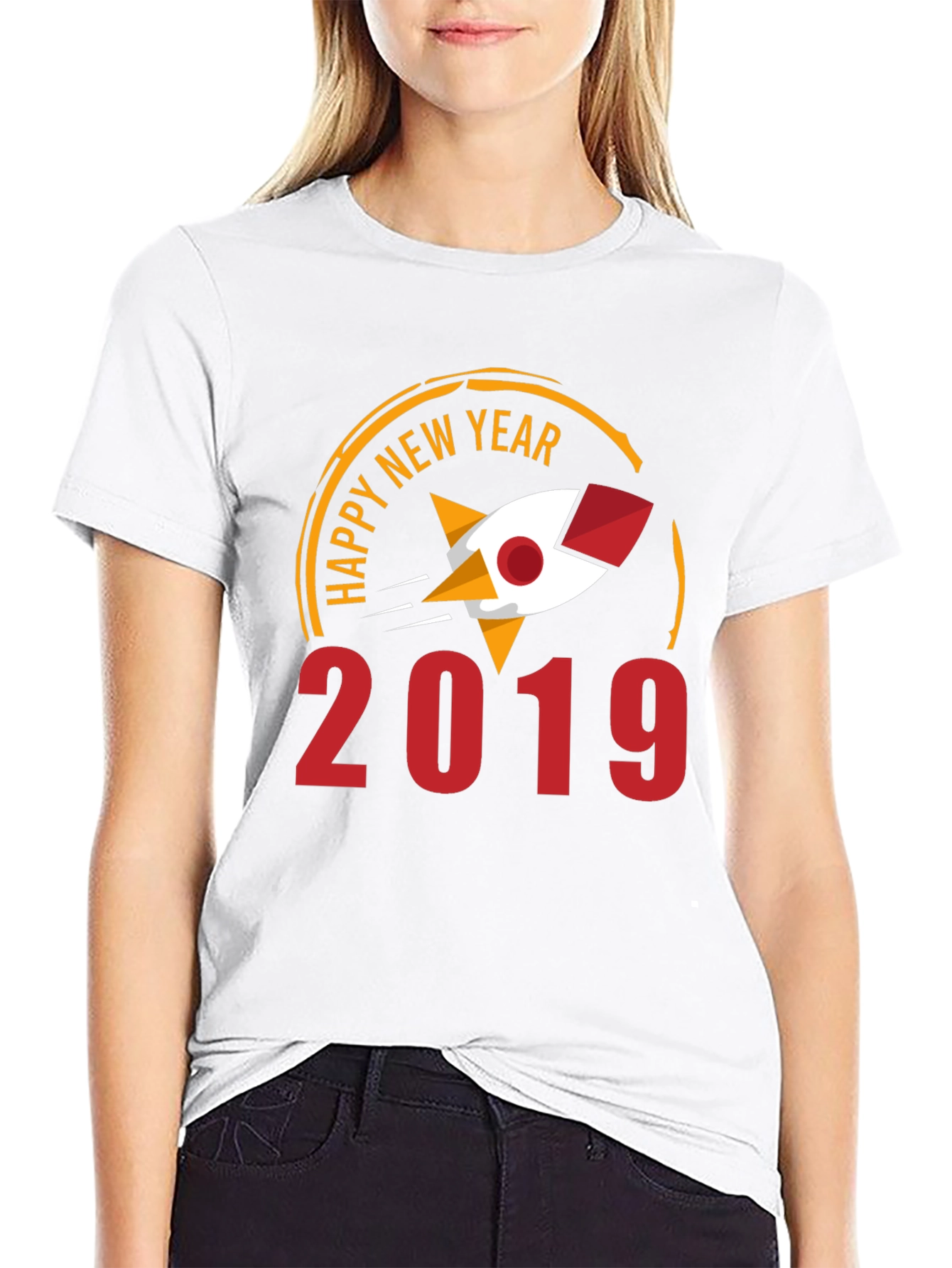 Happy New Year 2019 Rocket T-Shirt
