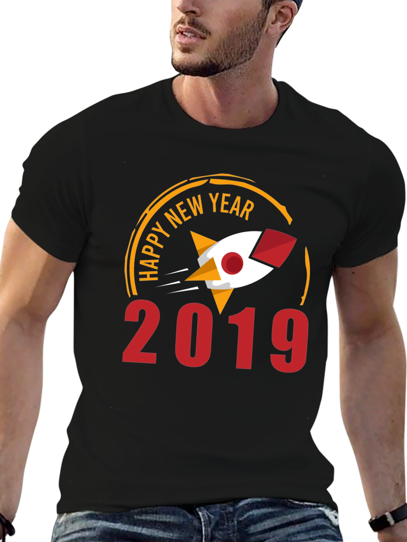 Happy New Year 2019 Rocket T-Shirt