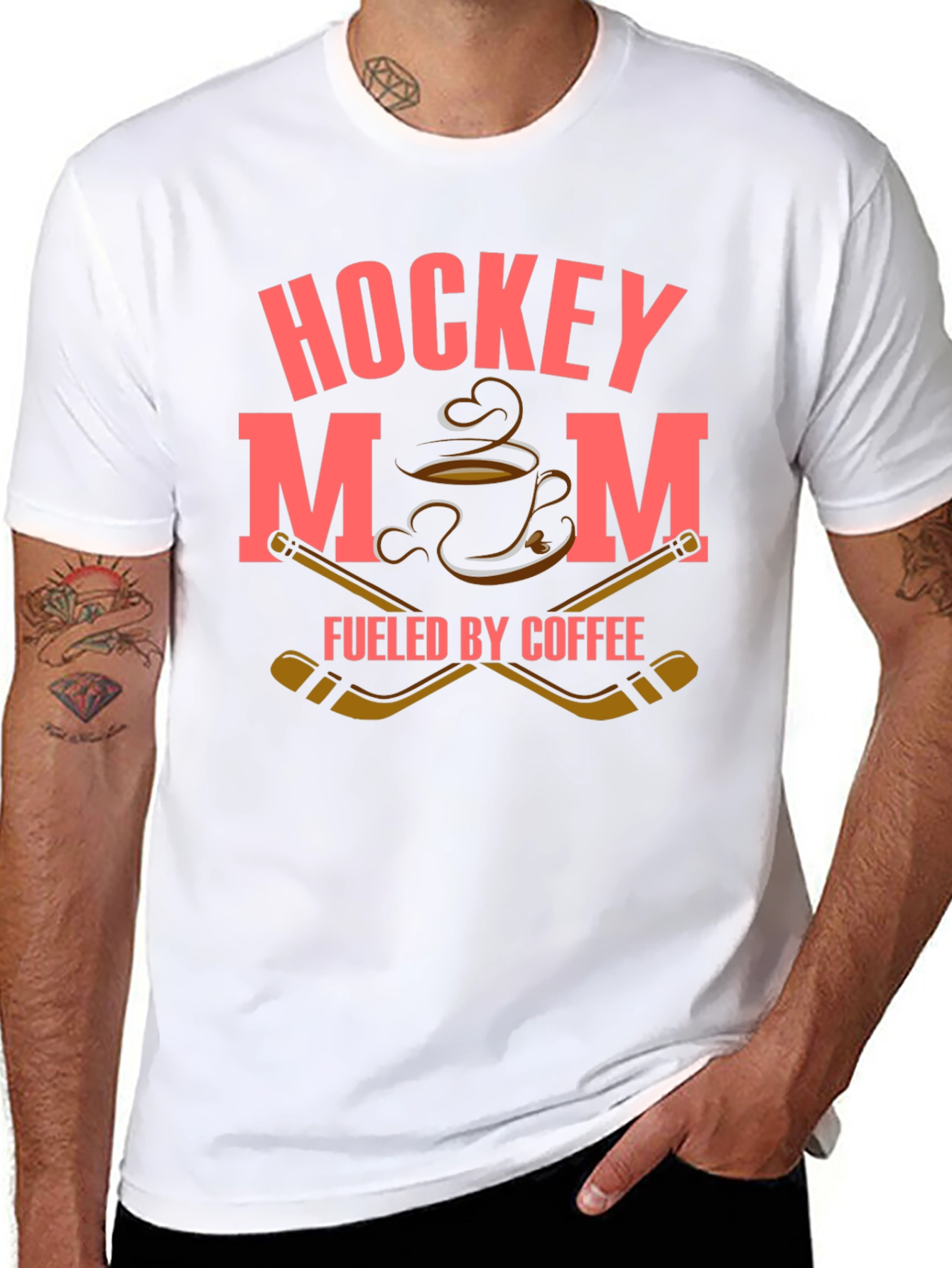 Hockey Mom Fueled By Coffee T-Shirt