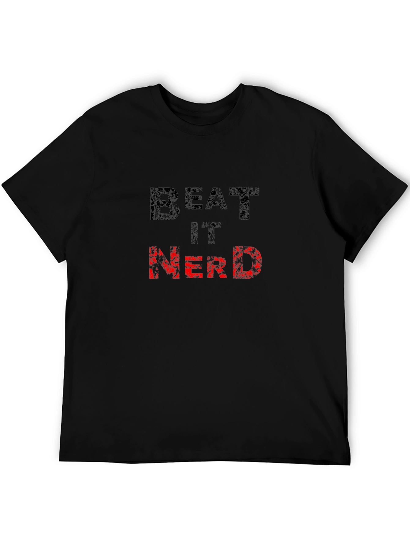 Beat It Nerd Graphic T-Shirt - Casual Style