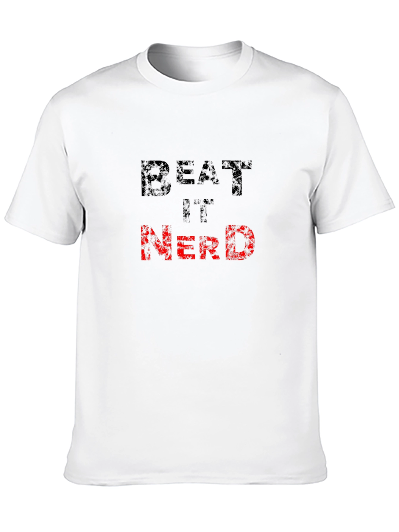Beat It Nerd Graphic T-Shirt - Casual Style