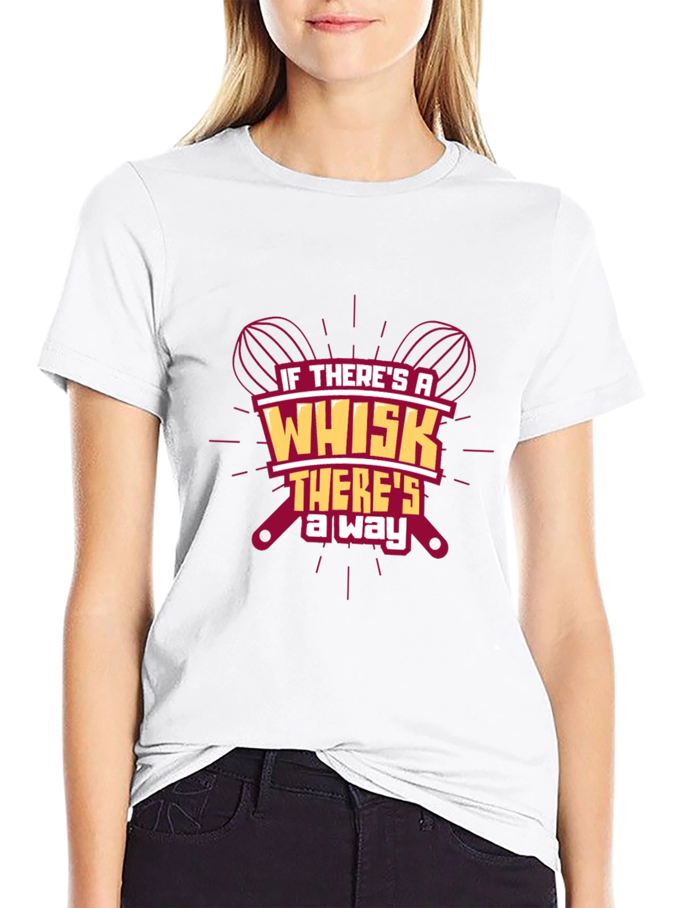 Whisk Way T-Shirt: Bakers Humor Tee