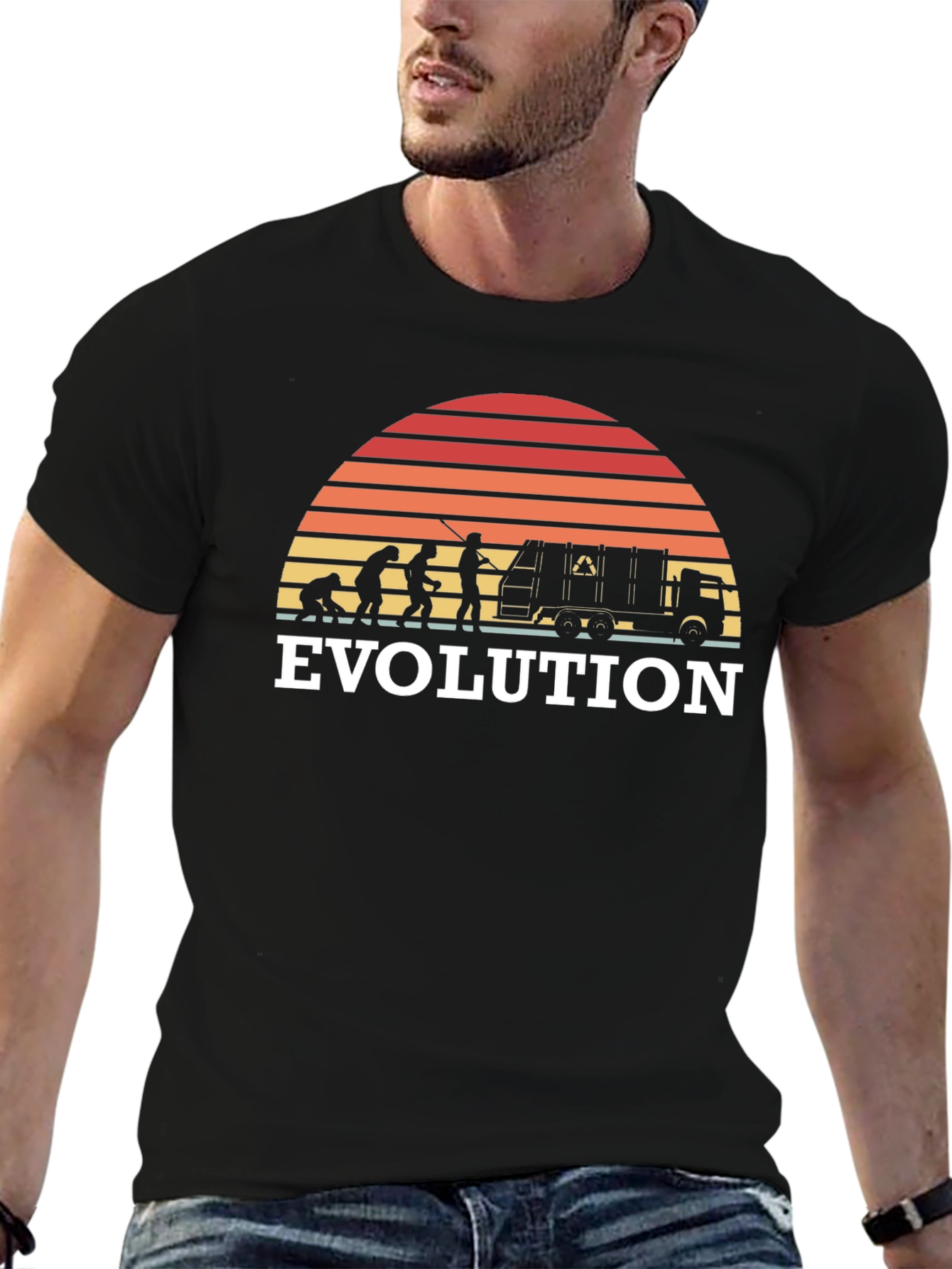 Evolution of Garbage Men T-Shirt
