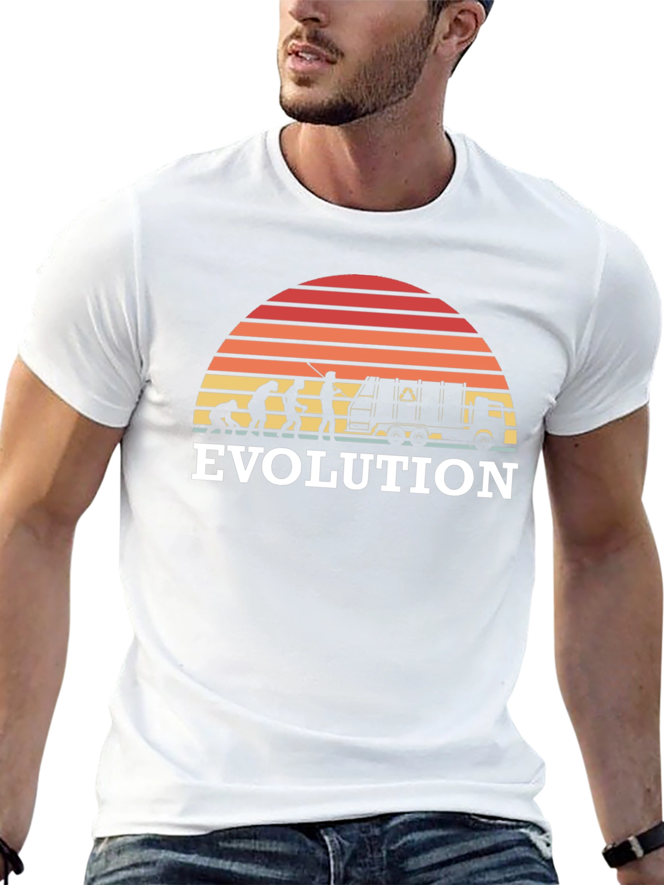 Evolution of Garbage Men T-Shirt