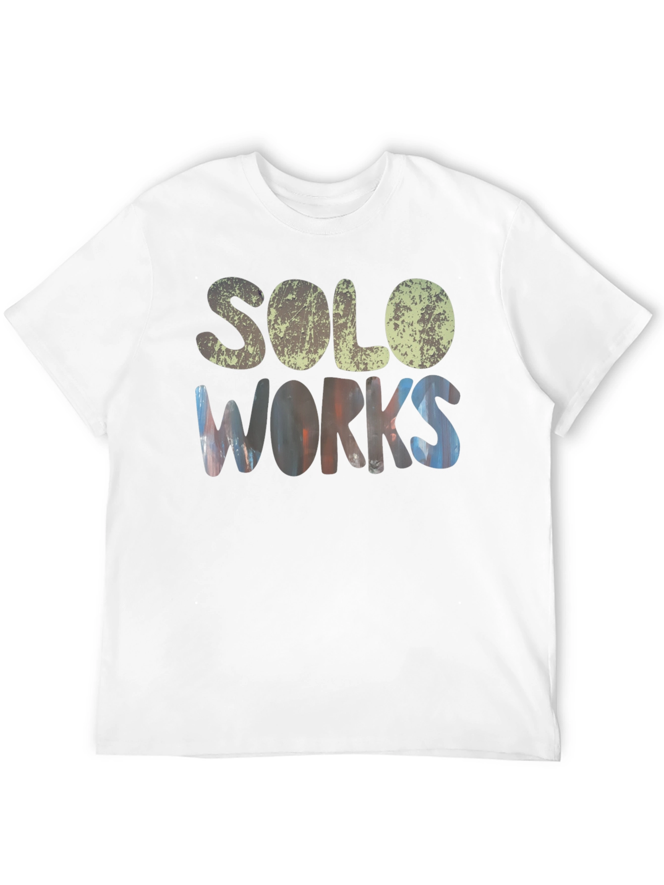 Solo Works Black Graphic T-Shirt