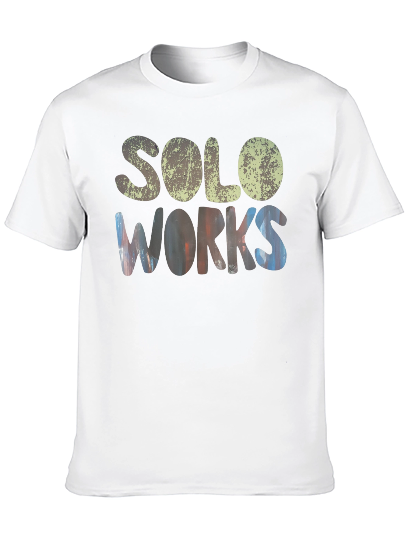 Solo Works Black Graphic T-Shirt