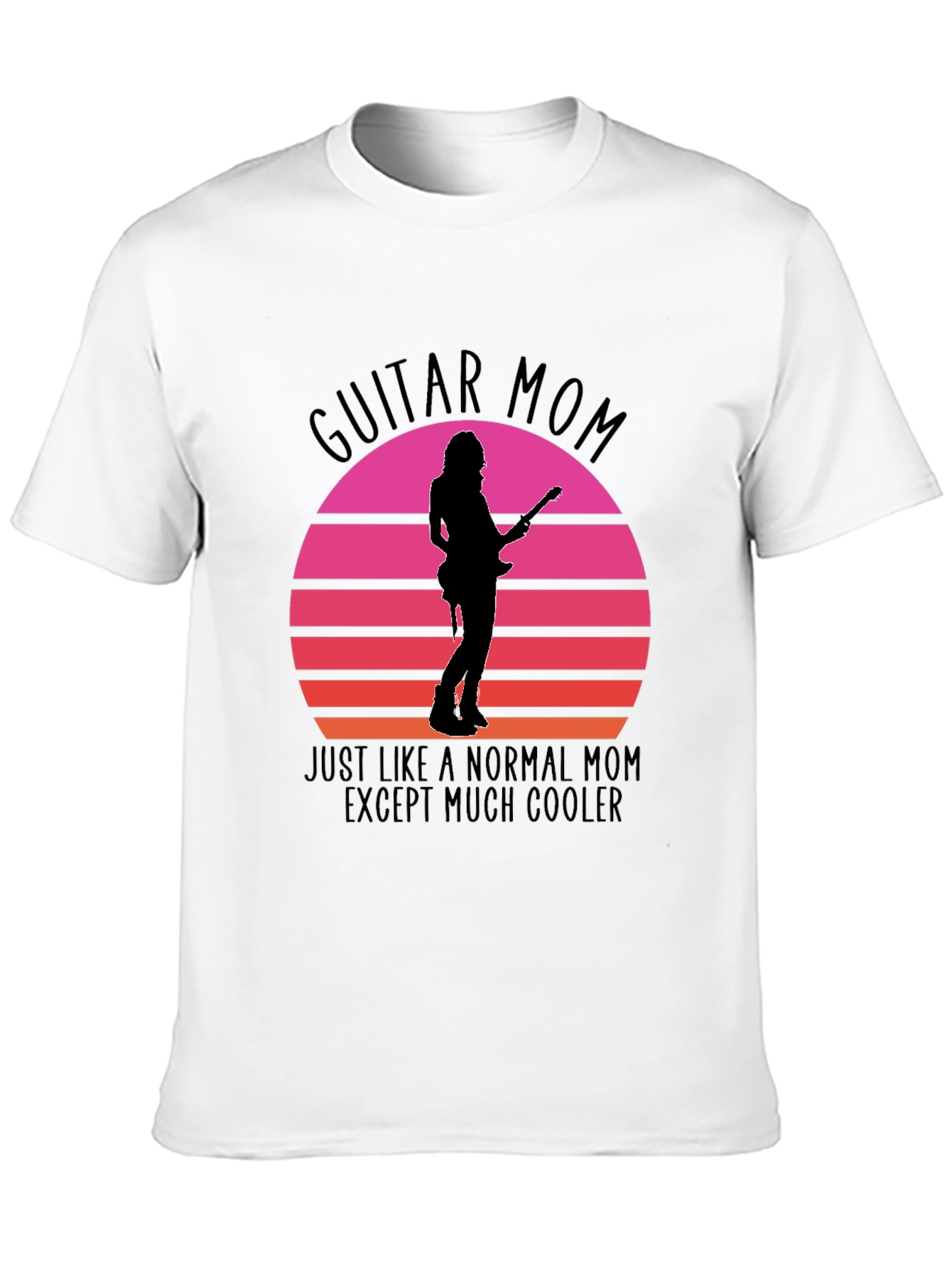 Guitar Mom Graphic Tee - Cool Mothers Day Gift