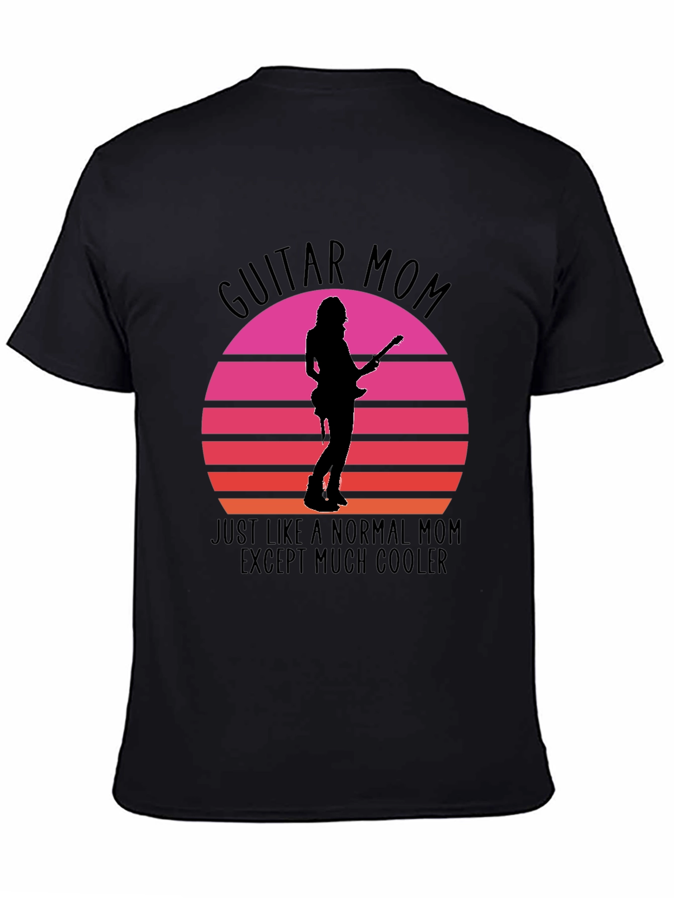 Guitar Mom Graphic Tee - Cool Mothers Day Gift
