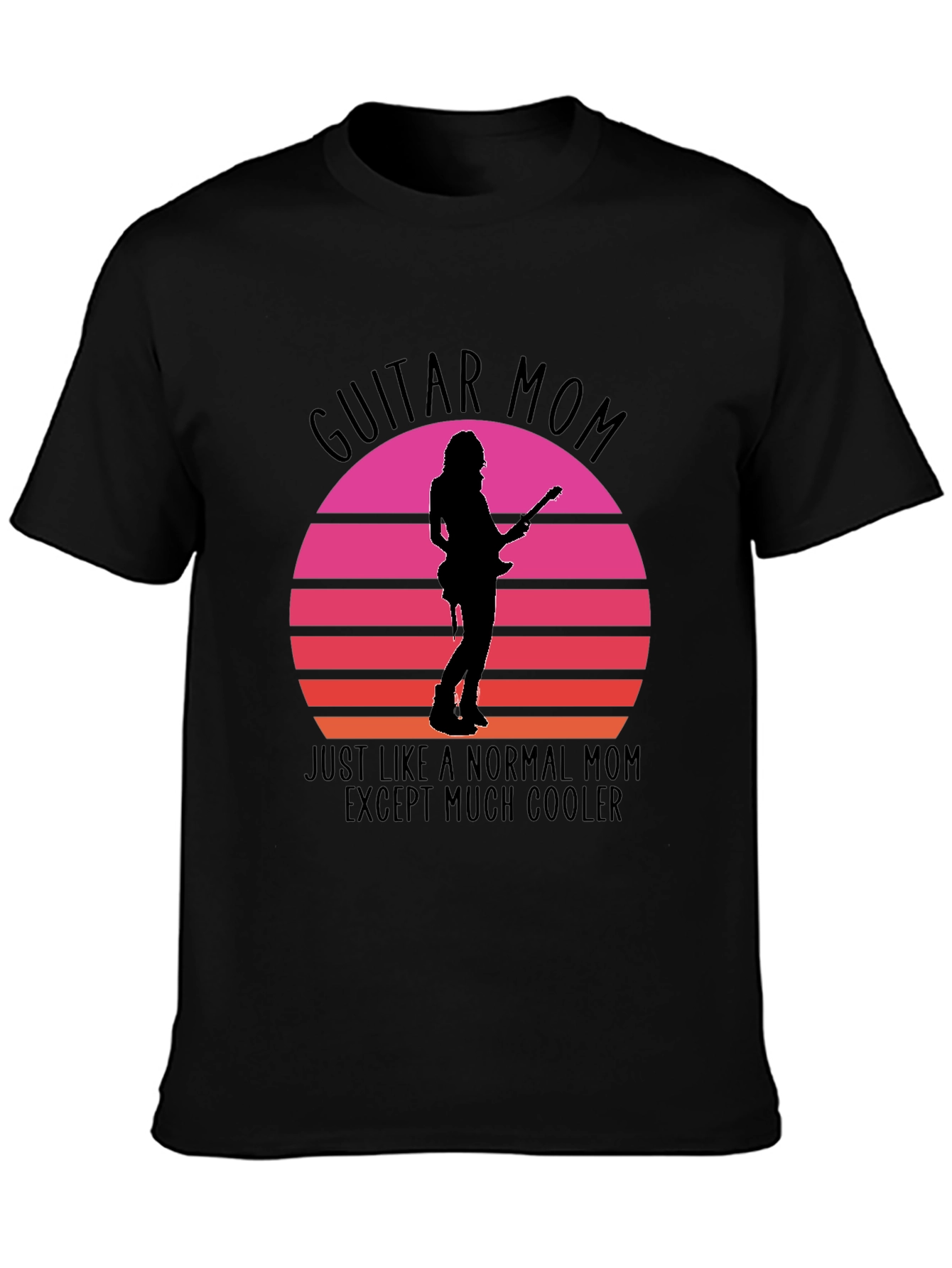 Guitar Mom Graphic Tee - Cool Mothers Day Gift