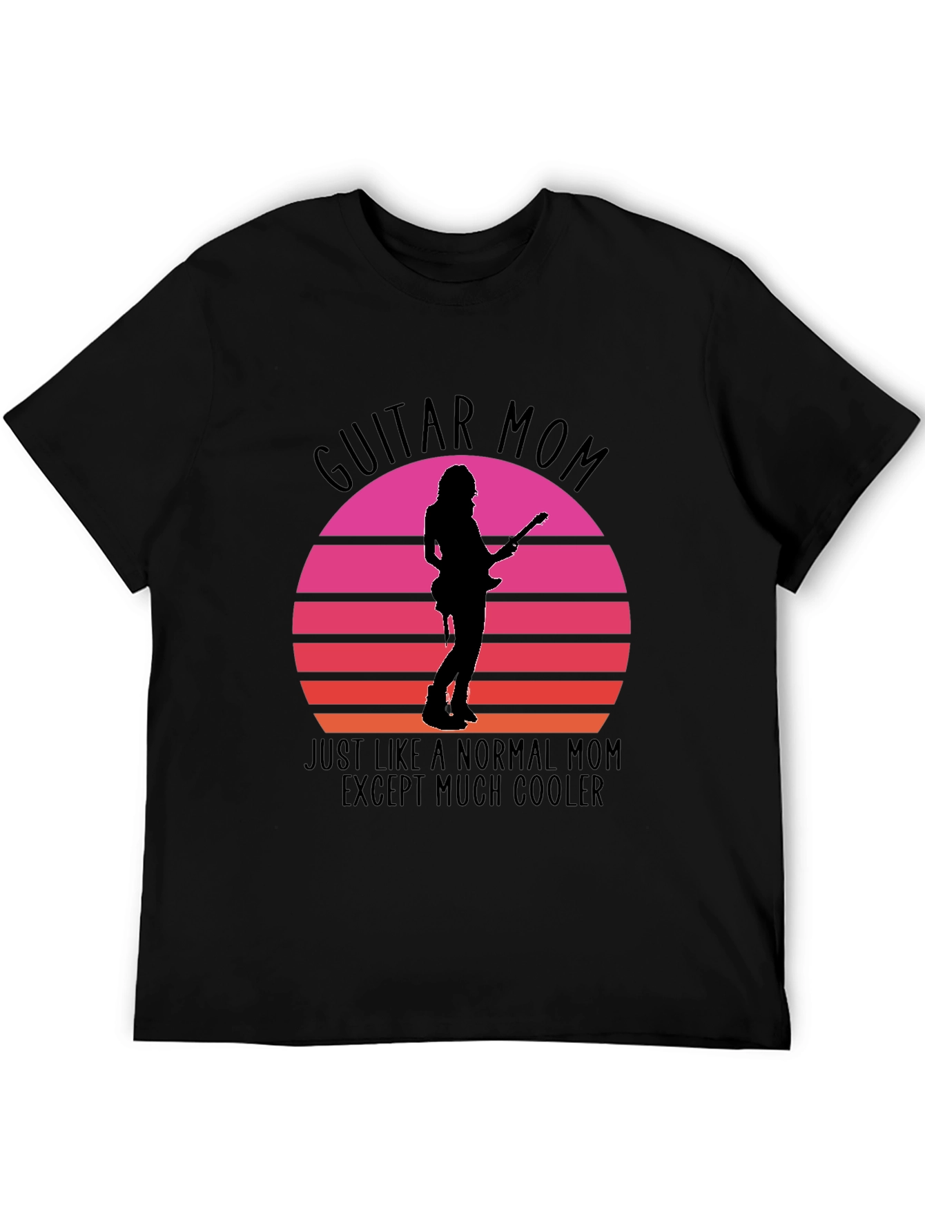 Guitar Mom Graphic Tee - Cool Mothers Day Gift