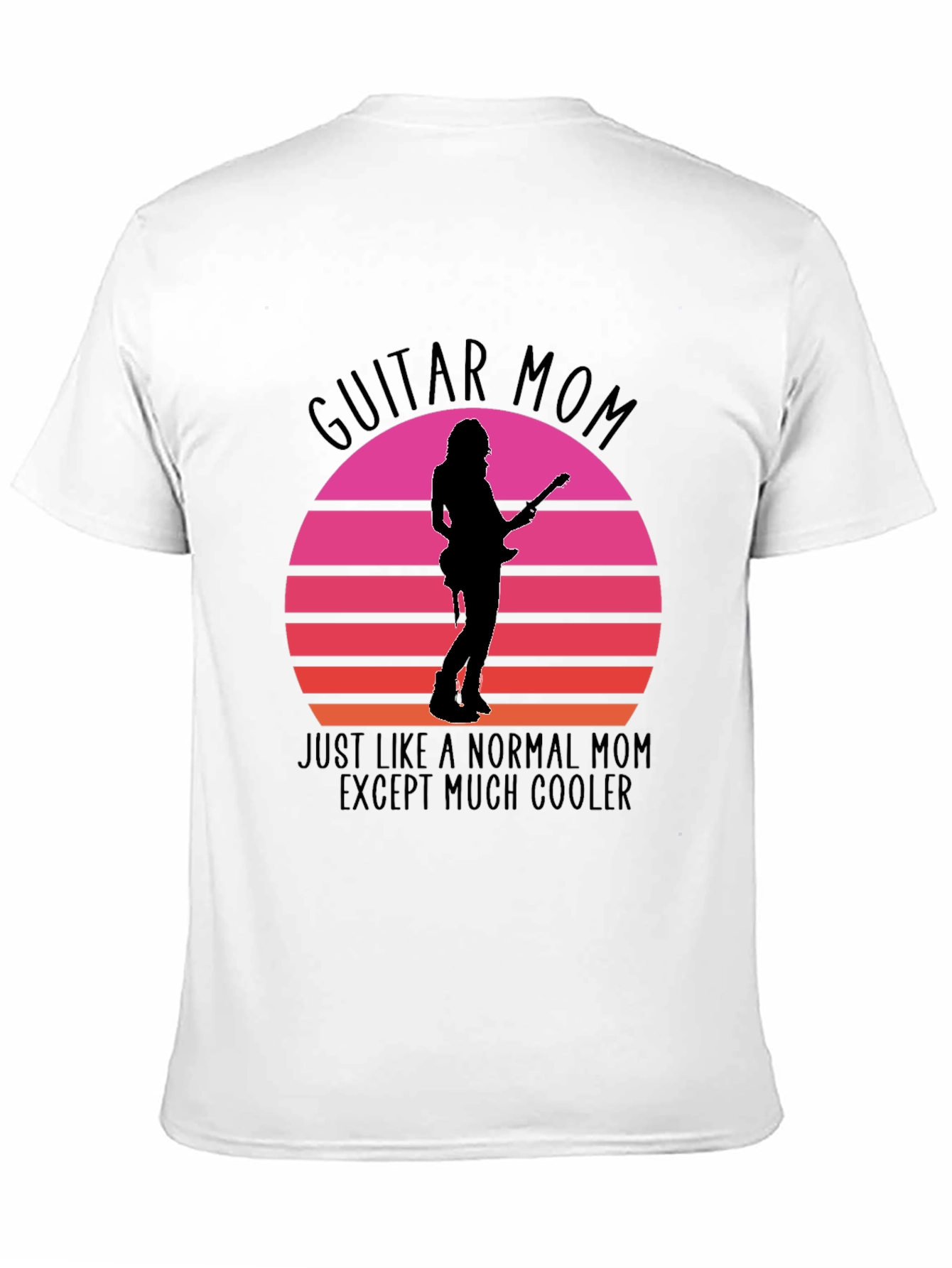 Guitar Mom Graphic Tee - Cool Mothers Day Gift